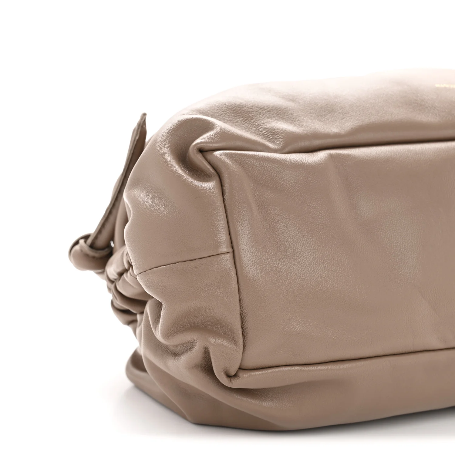 Lambskin Cloud Oversized Clutch Biscotto - Image 8
