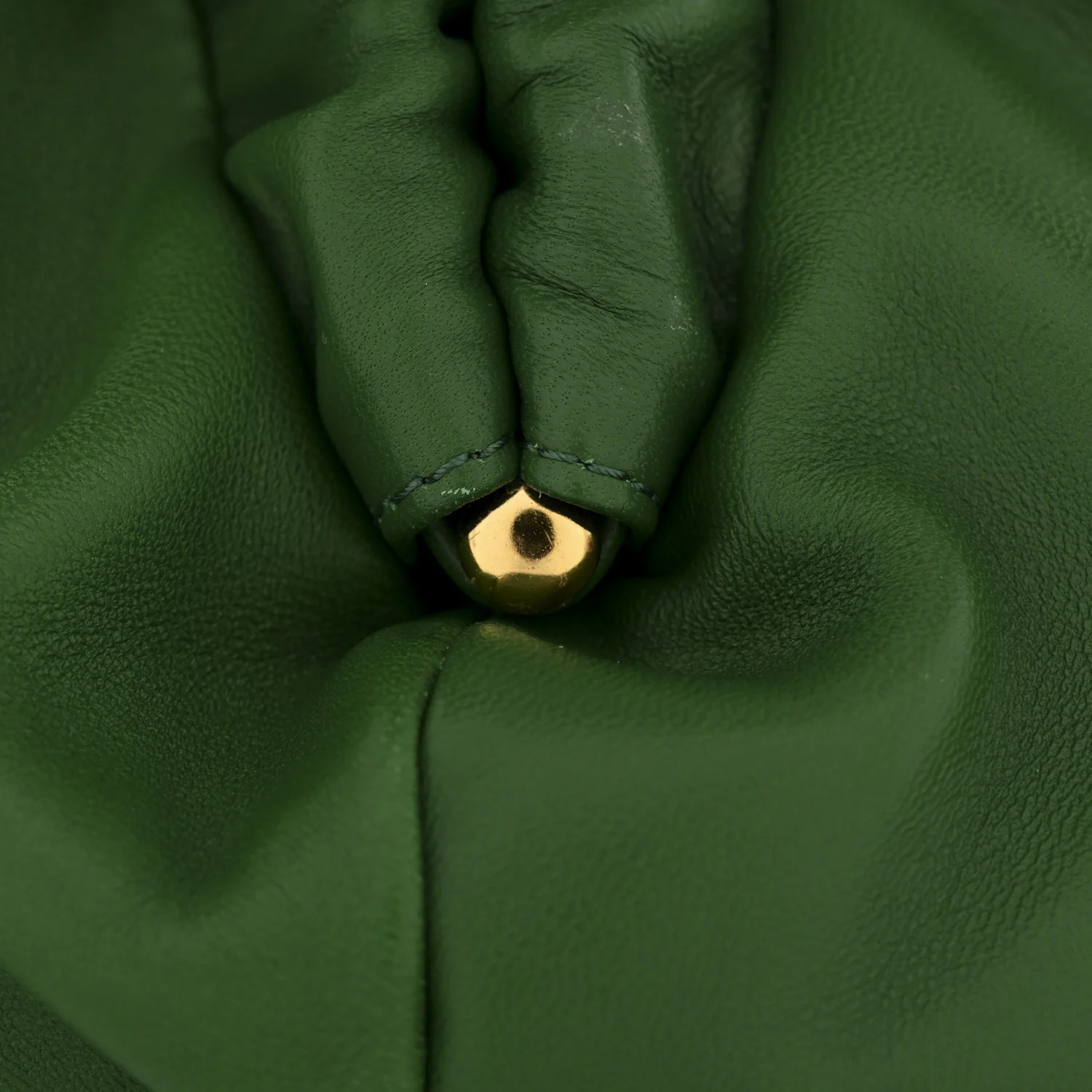 Lambskin Cloud Oversized Clutch Leaf - Image 10