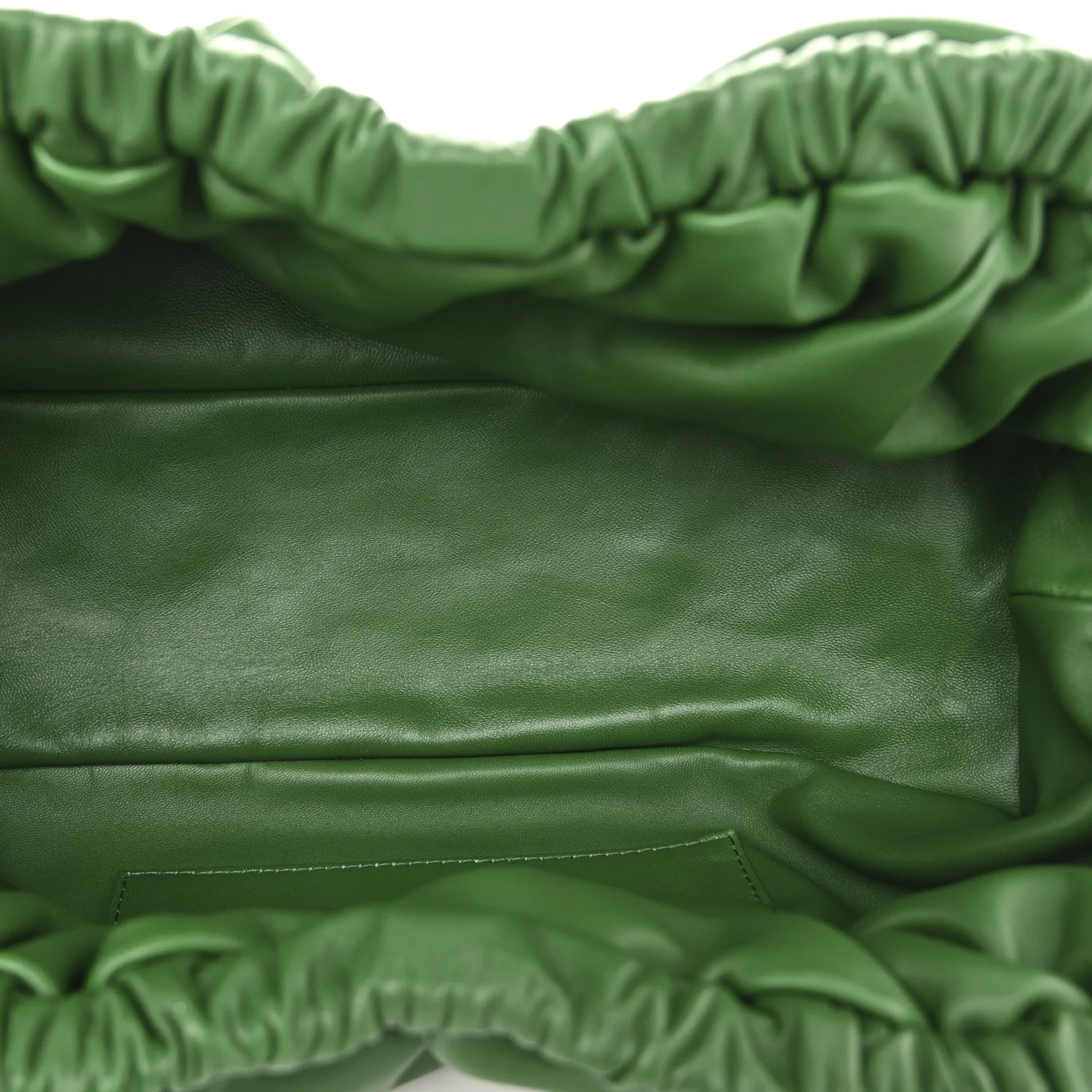 Lambskin Cloud Oversized Clutch Leaf - Image 5