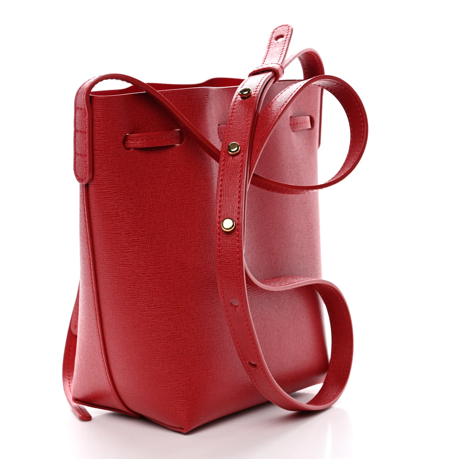Saffiano Mini Bucket Bag Flamma - Image 3