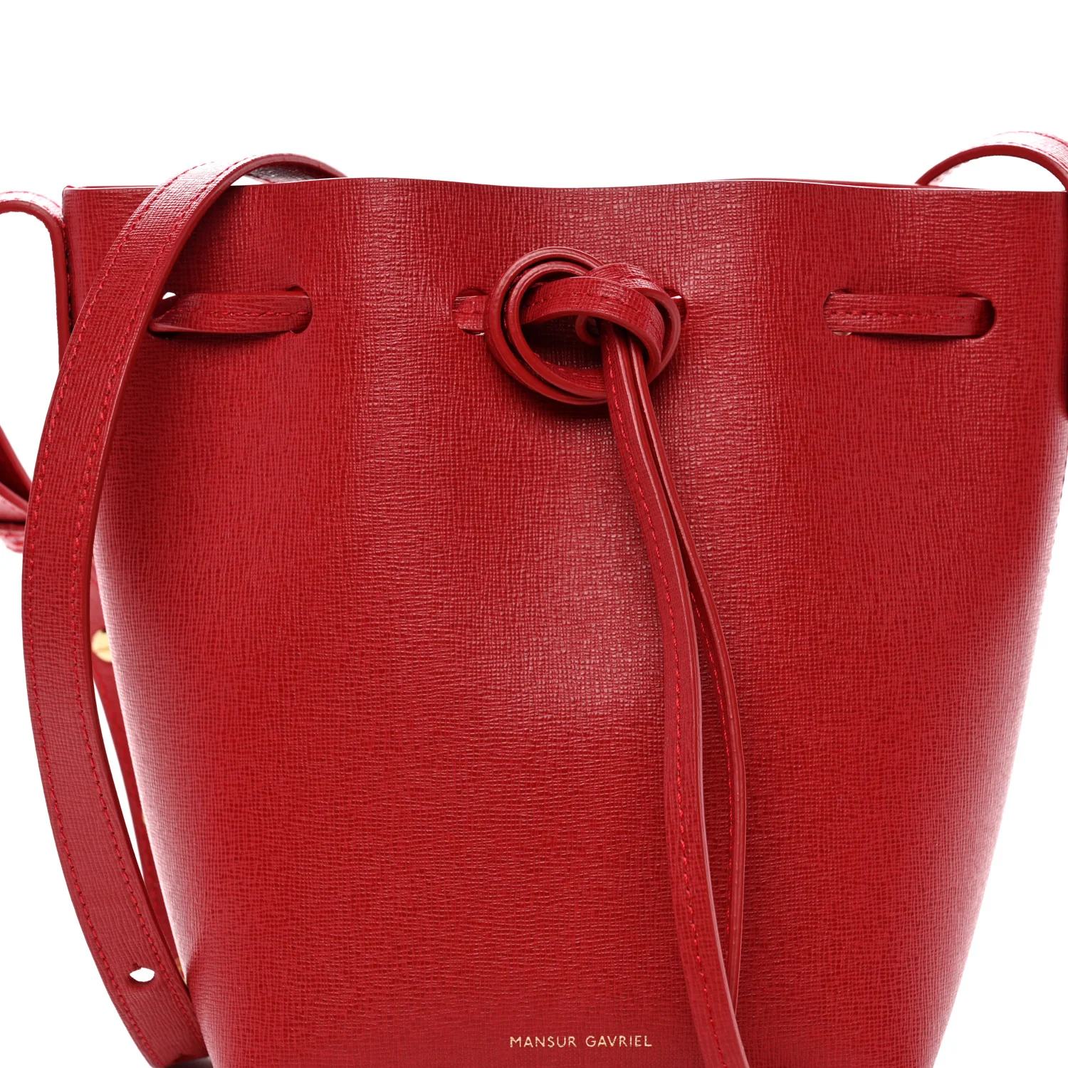 Saffiano Mini Bucket Bag Flamma - Image 8