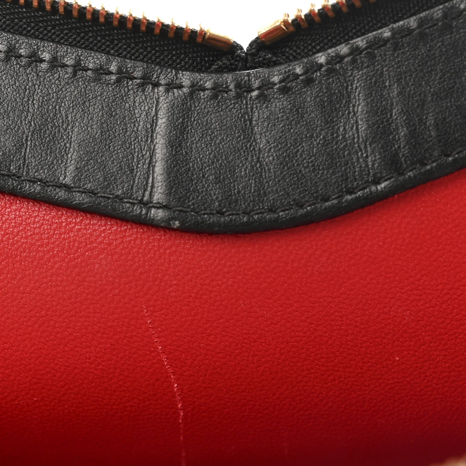 Smooth Calfskin Mini M Frame Crossbody Bag Black Flamma - Image 12