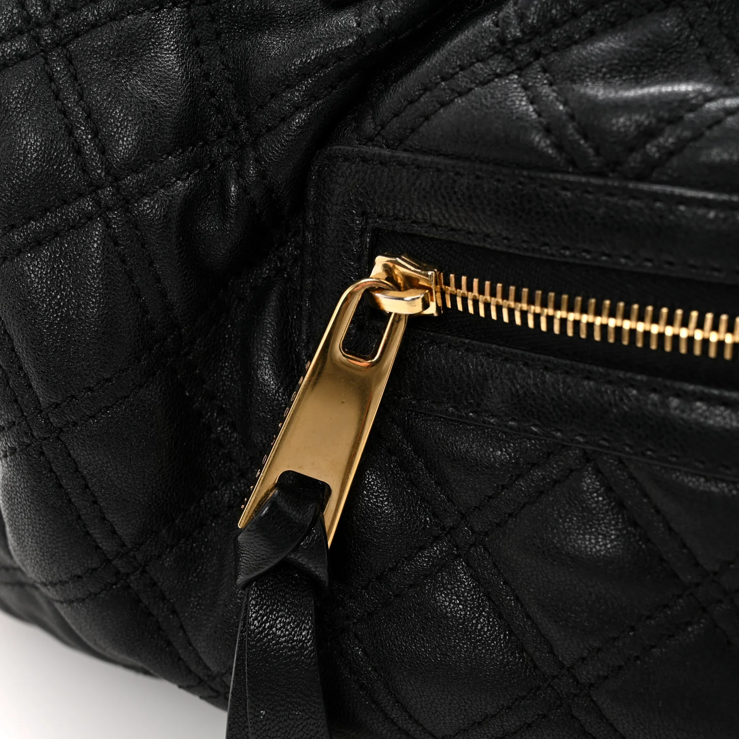 Calfskin Quilted Stam Black - Image 13