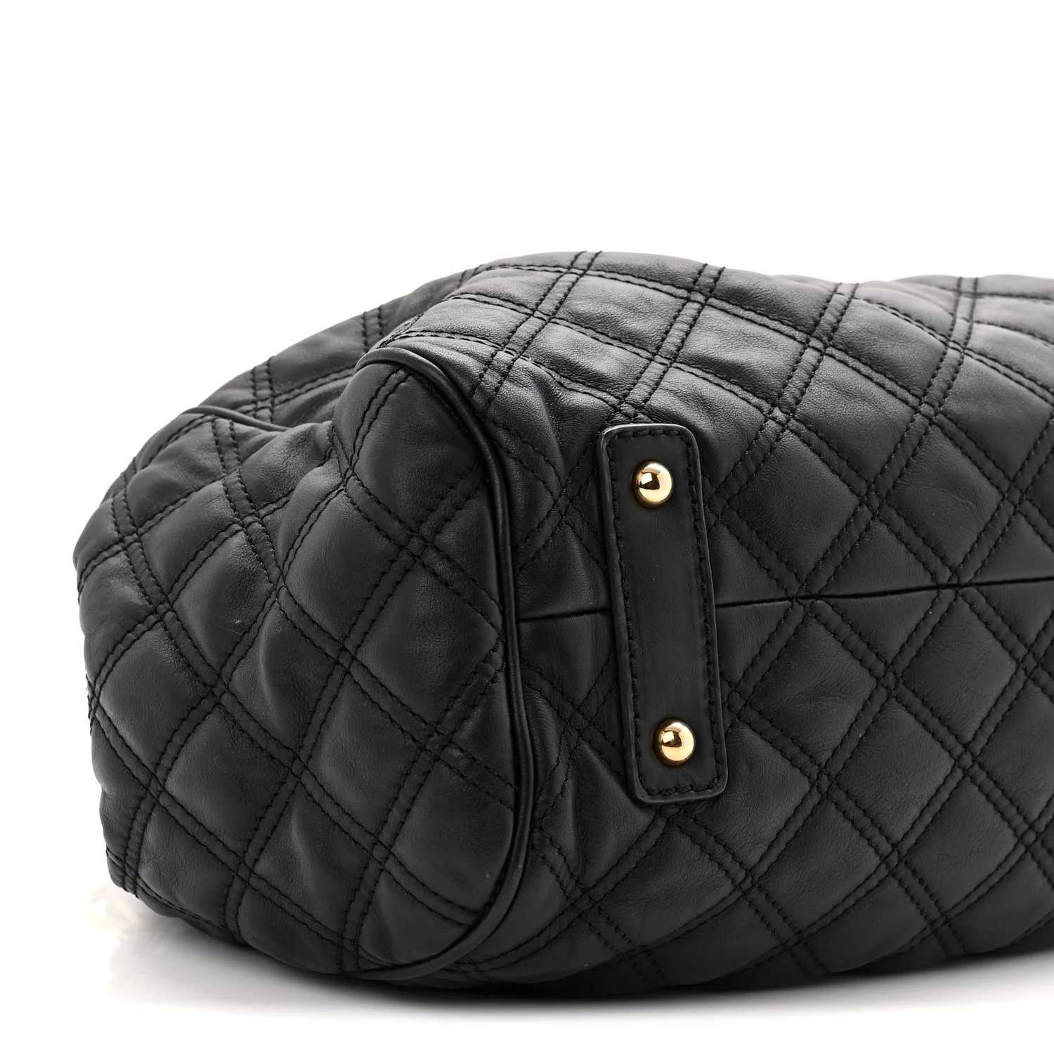 Calfskin Quilted Stam Black - Image 9