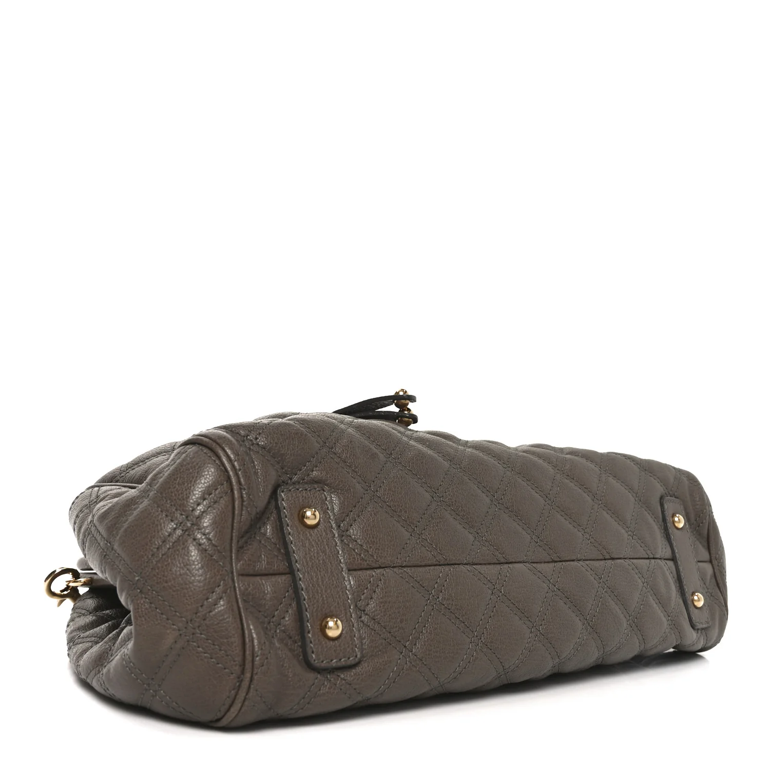 Calfskin Quilted Stam Brown - Image 4