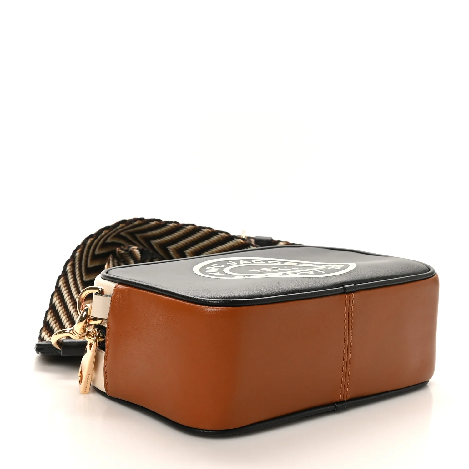 Calfskin Signet Flash Camera Bag Black Multicolor - Image 4
