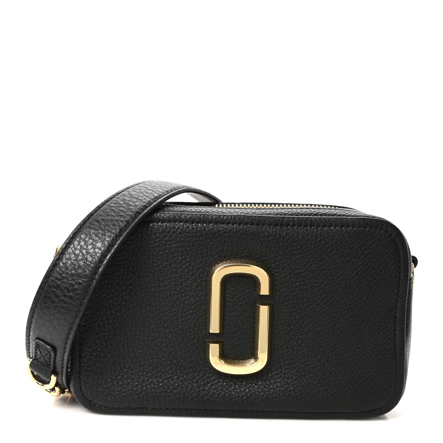 Calfskin Small Snapshot Camera Bag Black