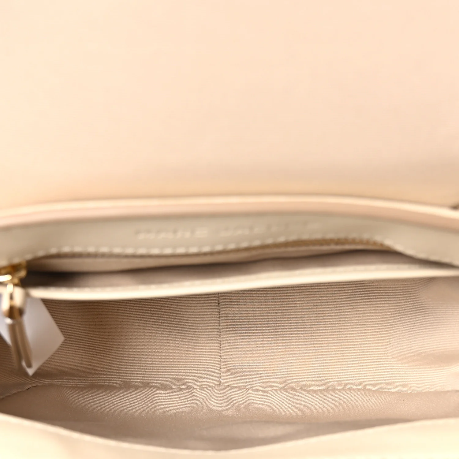 Calfskin Small The J Marc Saddle Cloud White - Image 5