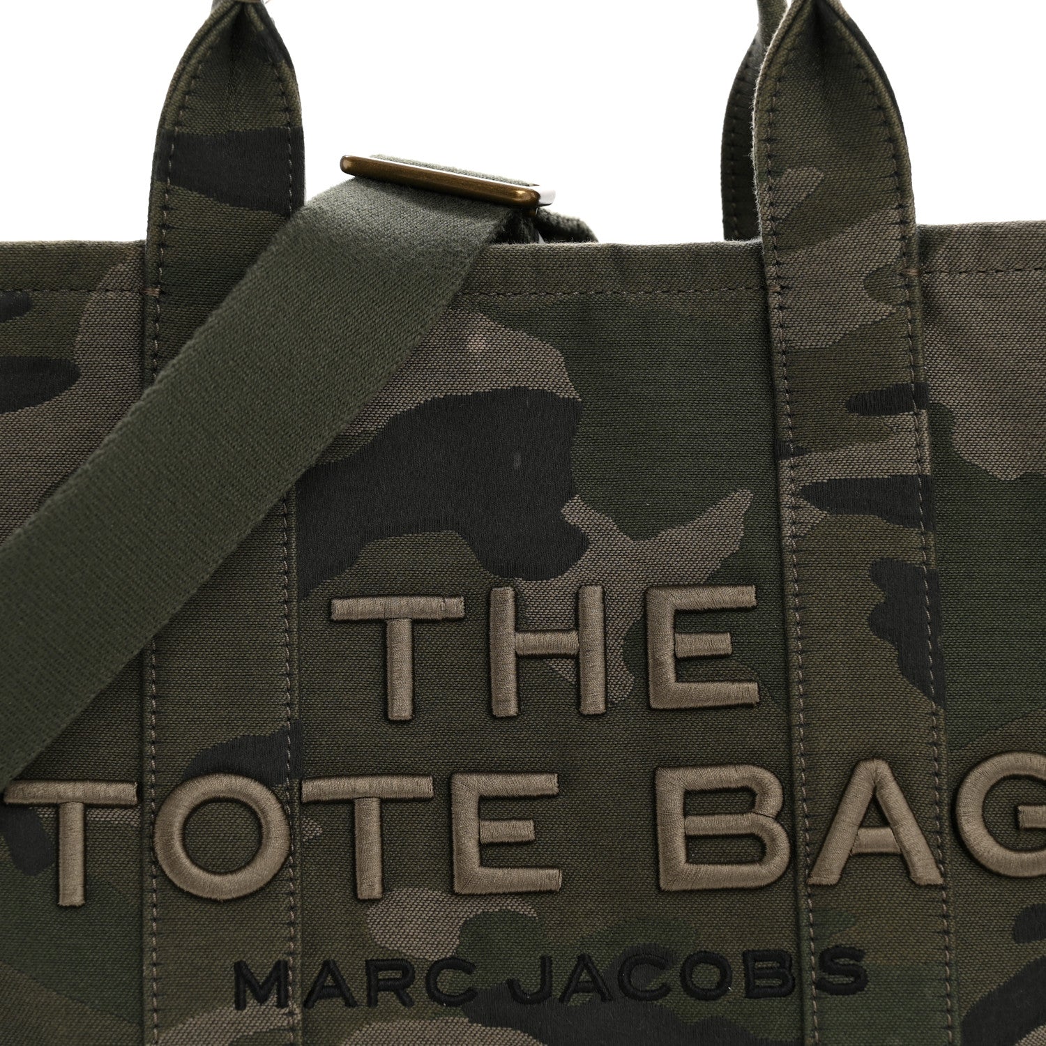 Canvas Camouflage Medium The Tote Bag Khaki - Image 8