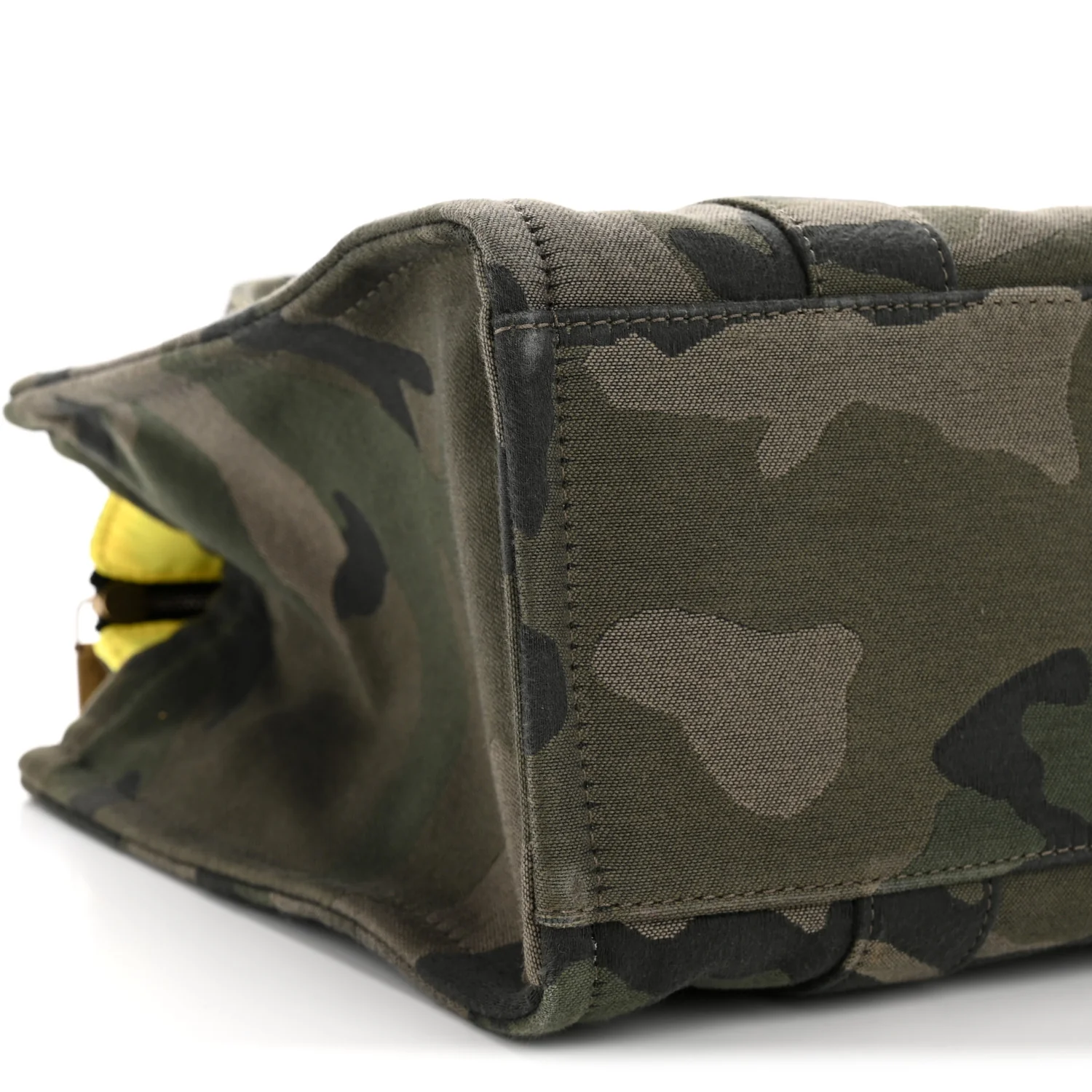Canvas Camouflage Medium The Tote Bag Khaki - Image 9