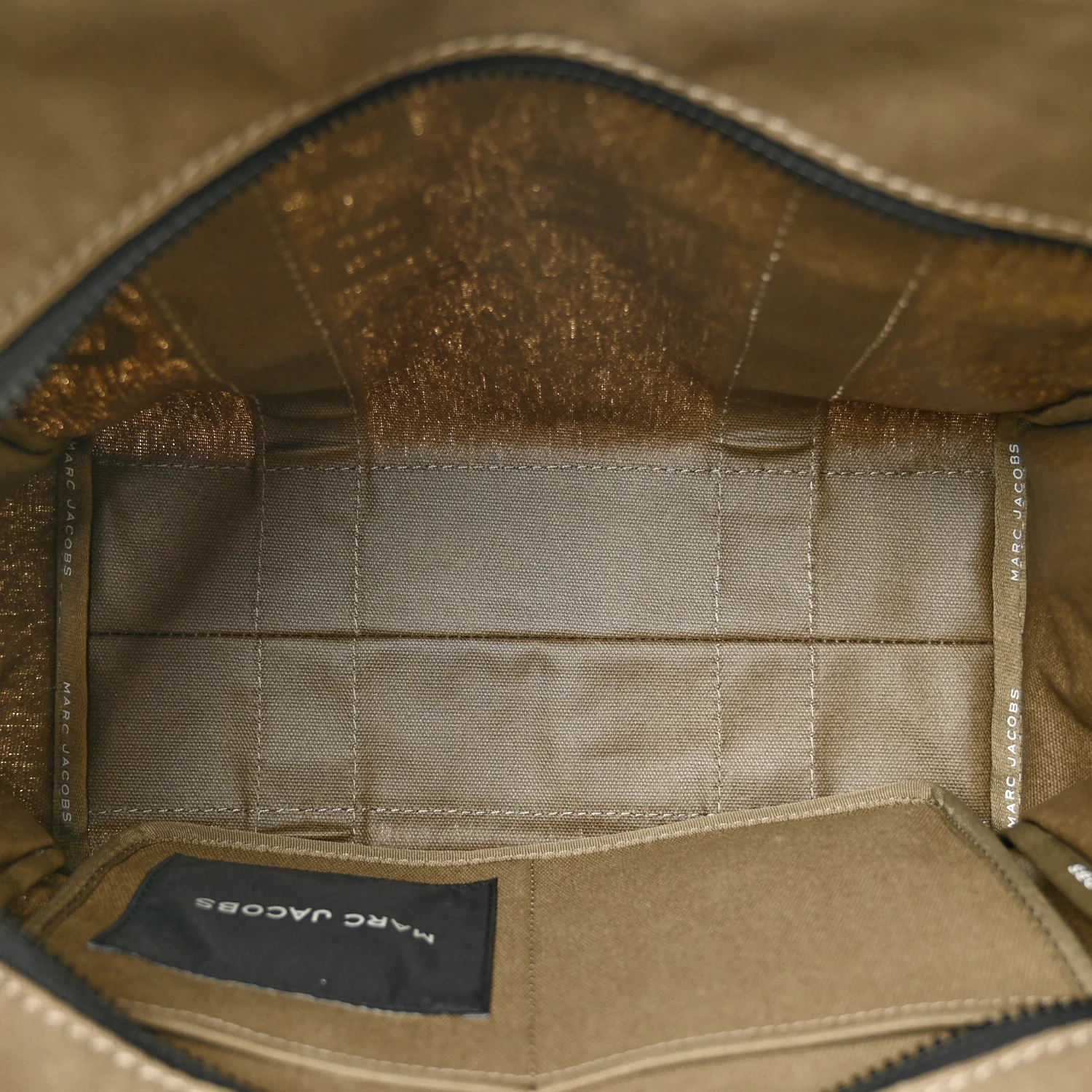 Cotton Canvas Medium The Traveler Tote Bag Slate Green - Image 5
