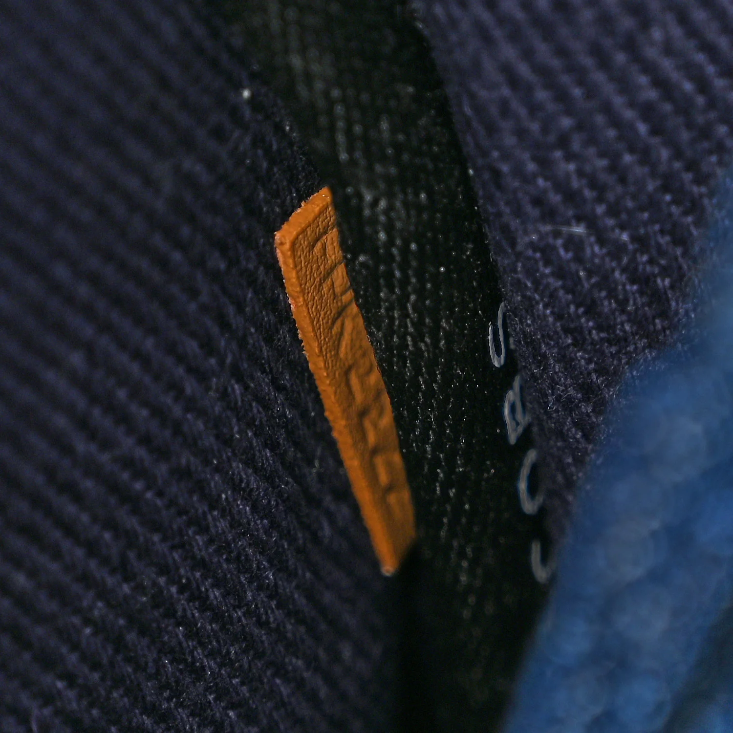 Denim Canvas Small Tote Bag Blue - Image 7