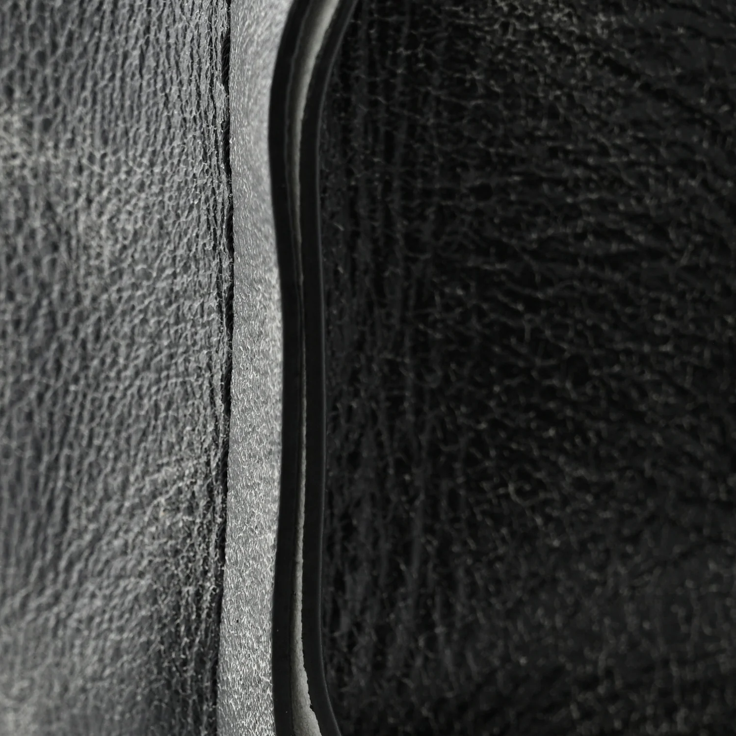 Distressed Calfskin Medium The Tote Bag Black - Image 11