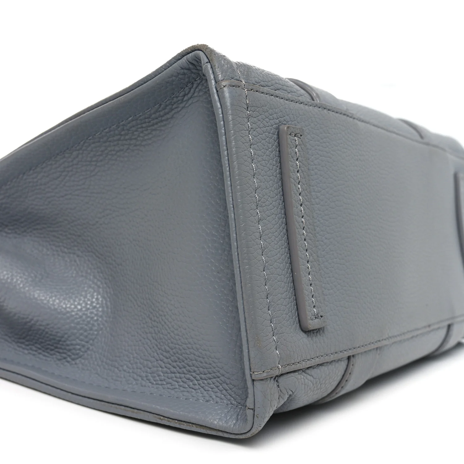 Grained Calfskin Medium The Tote Bag Grey - Image 8