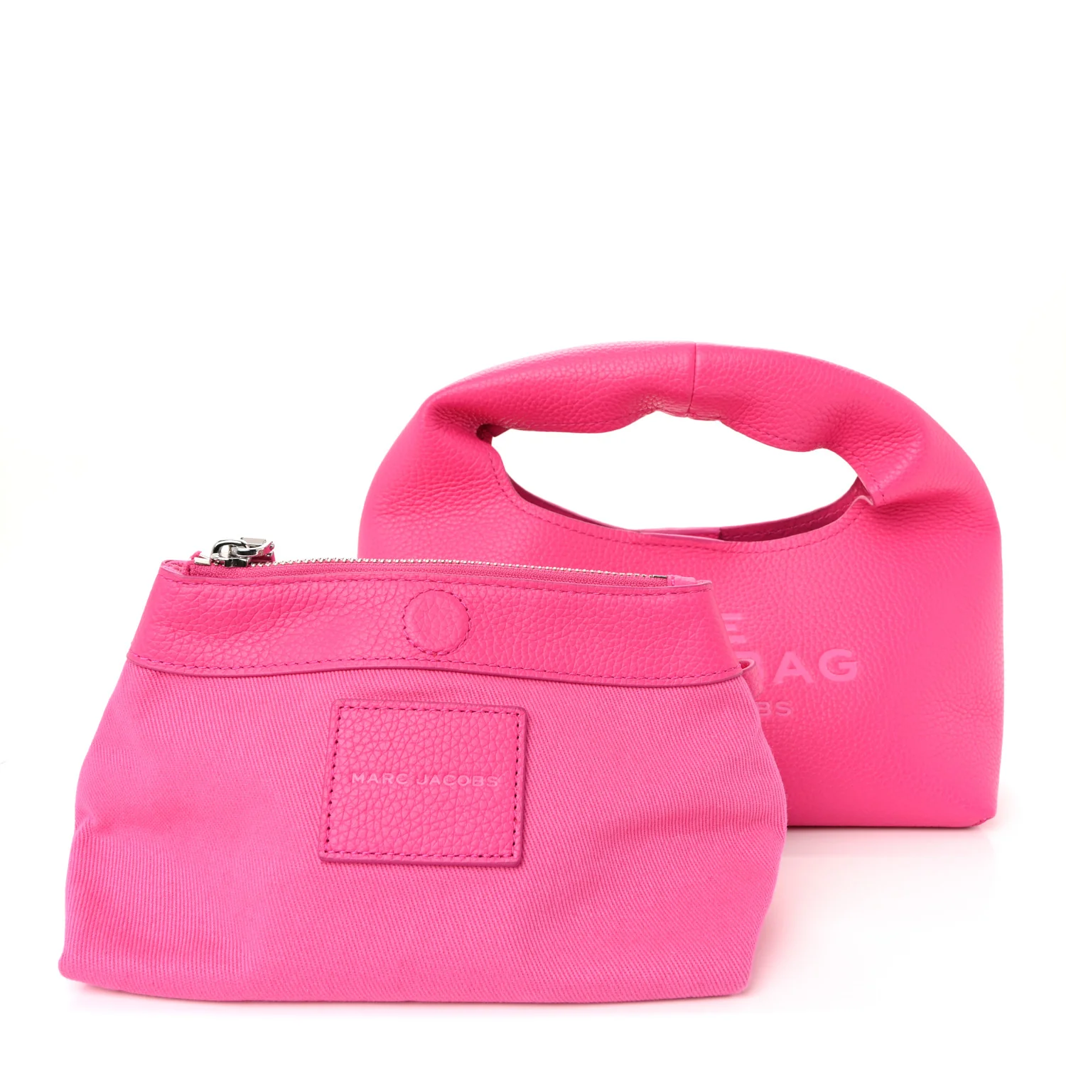 Grained Calfskin Mini The Sack Bag Hot Pink - Image 2