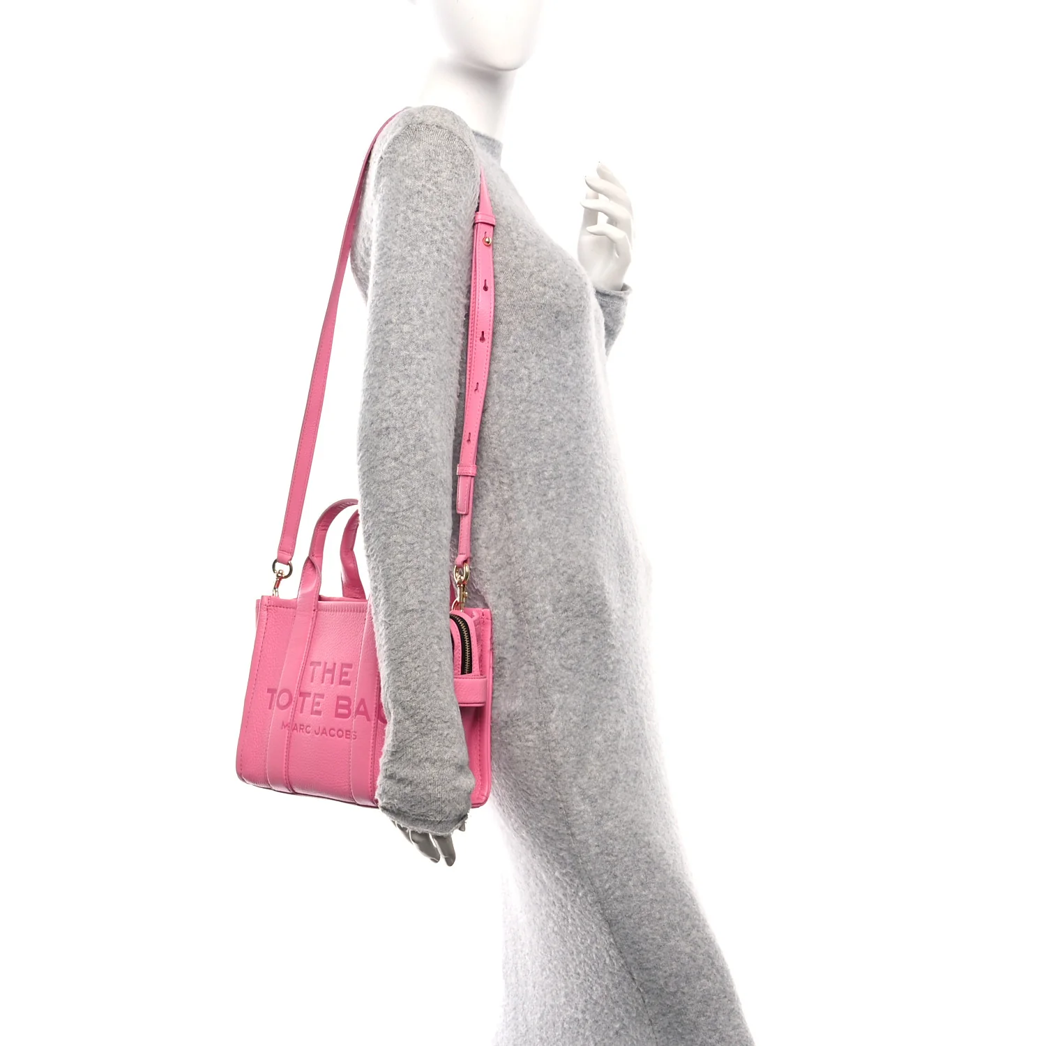Grained Calfskin Small The Tote Bag Morning Glory - Image 2