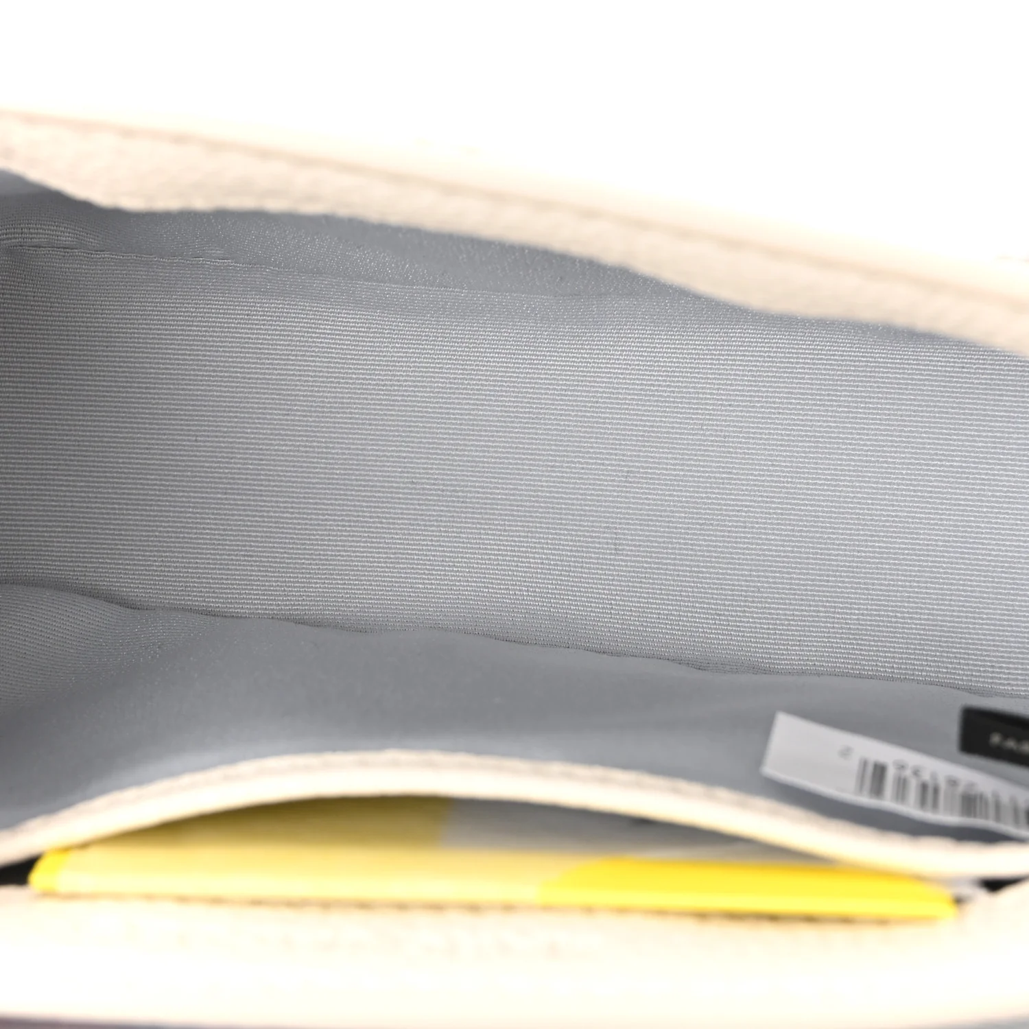 Grained Calfskin The Clover Sticker Shoulder Bag White Multicolor - Image 5