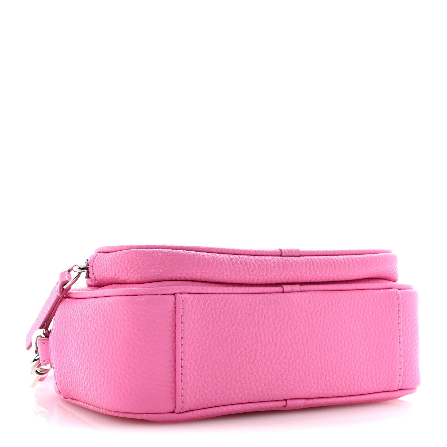 Grained Calfskin The Crossbody Bow Pink - Image 4