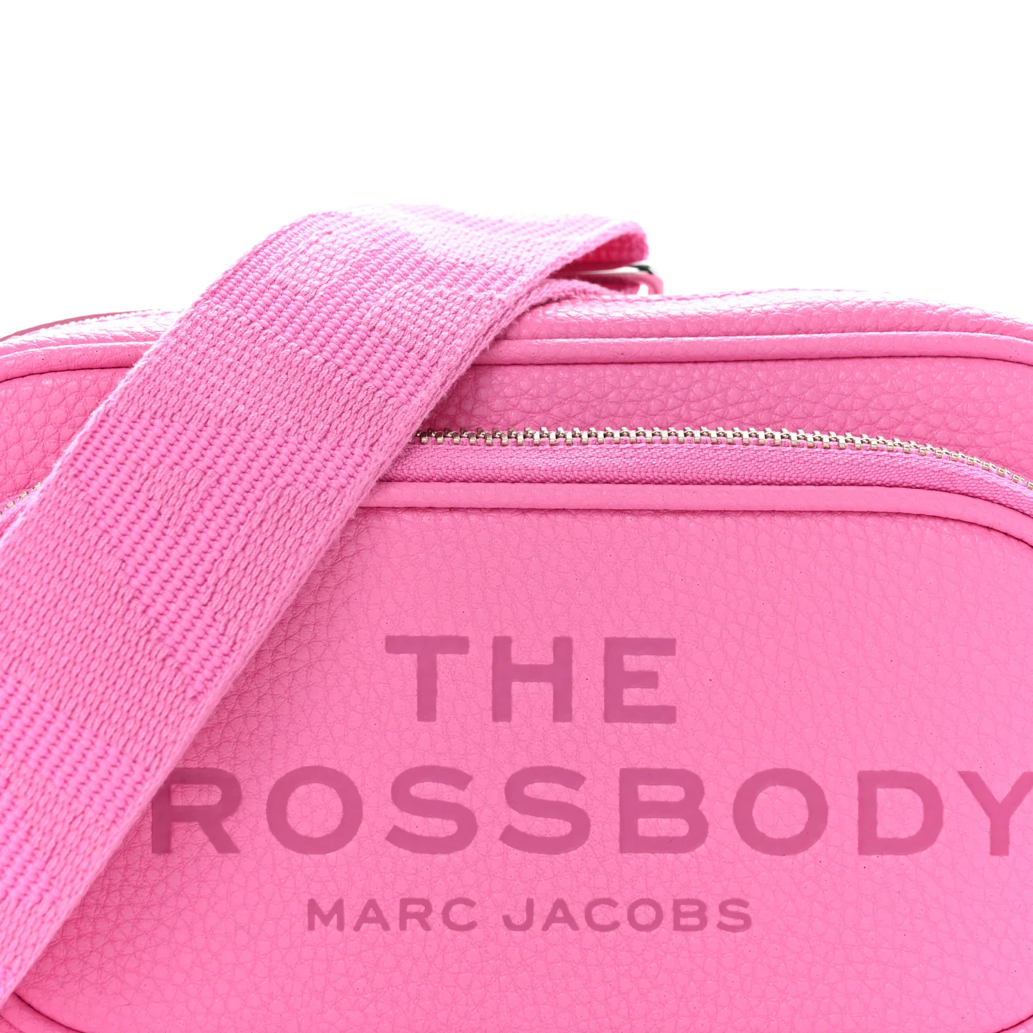 Grained Calfskin The Crossbody Bow Pink - Image 9