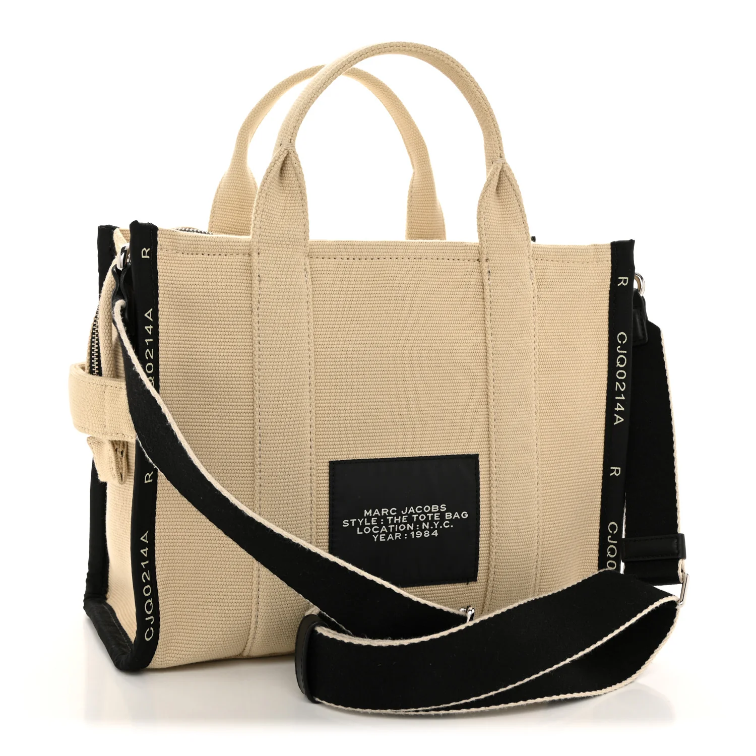 Jacquard Medium The Traveler Tote Bag Warm Sand - Image 3