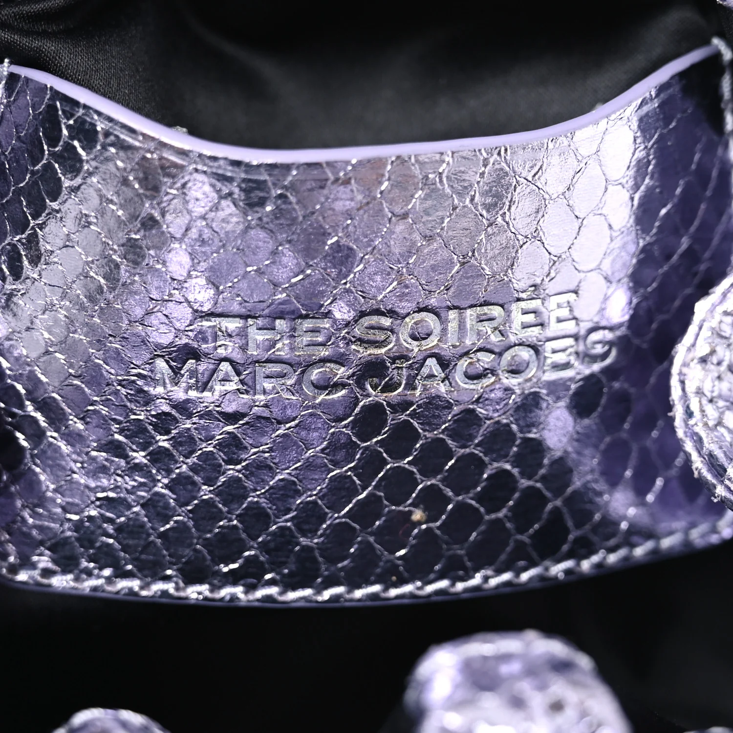 Metallic Soiree Crossbody Lavender - Image 6