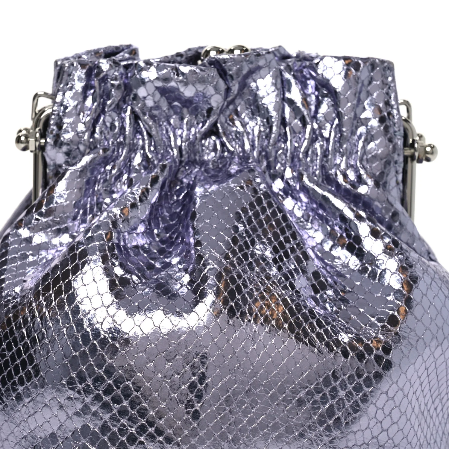 Metallic Soiree Crossbody Lavender - Image 7