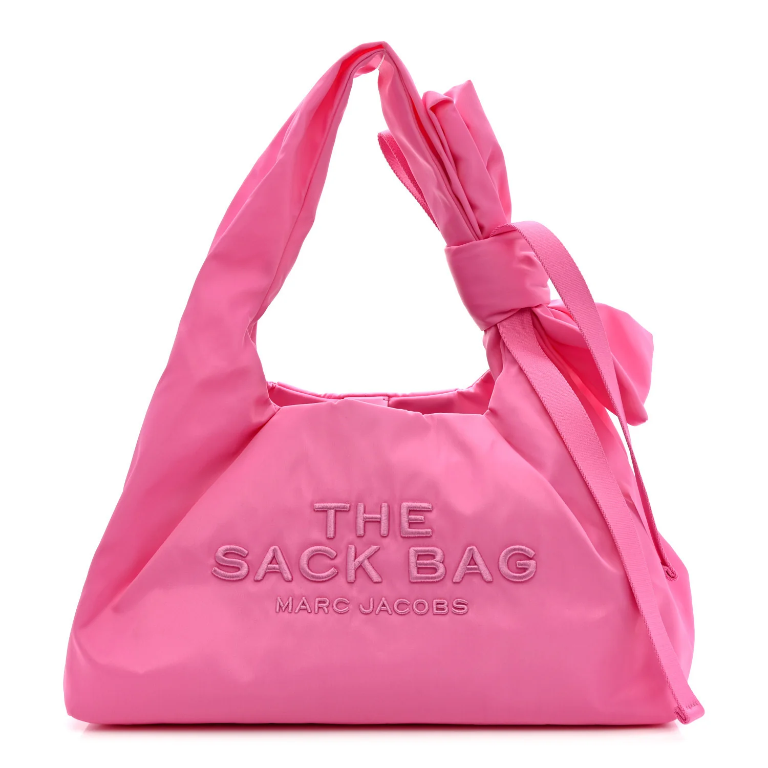Nylon The Sack Bow Bag Pink