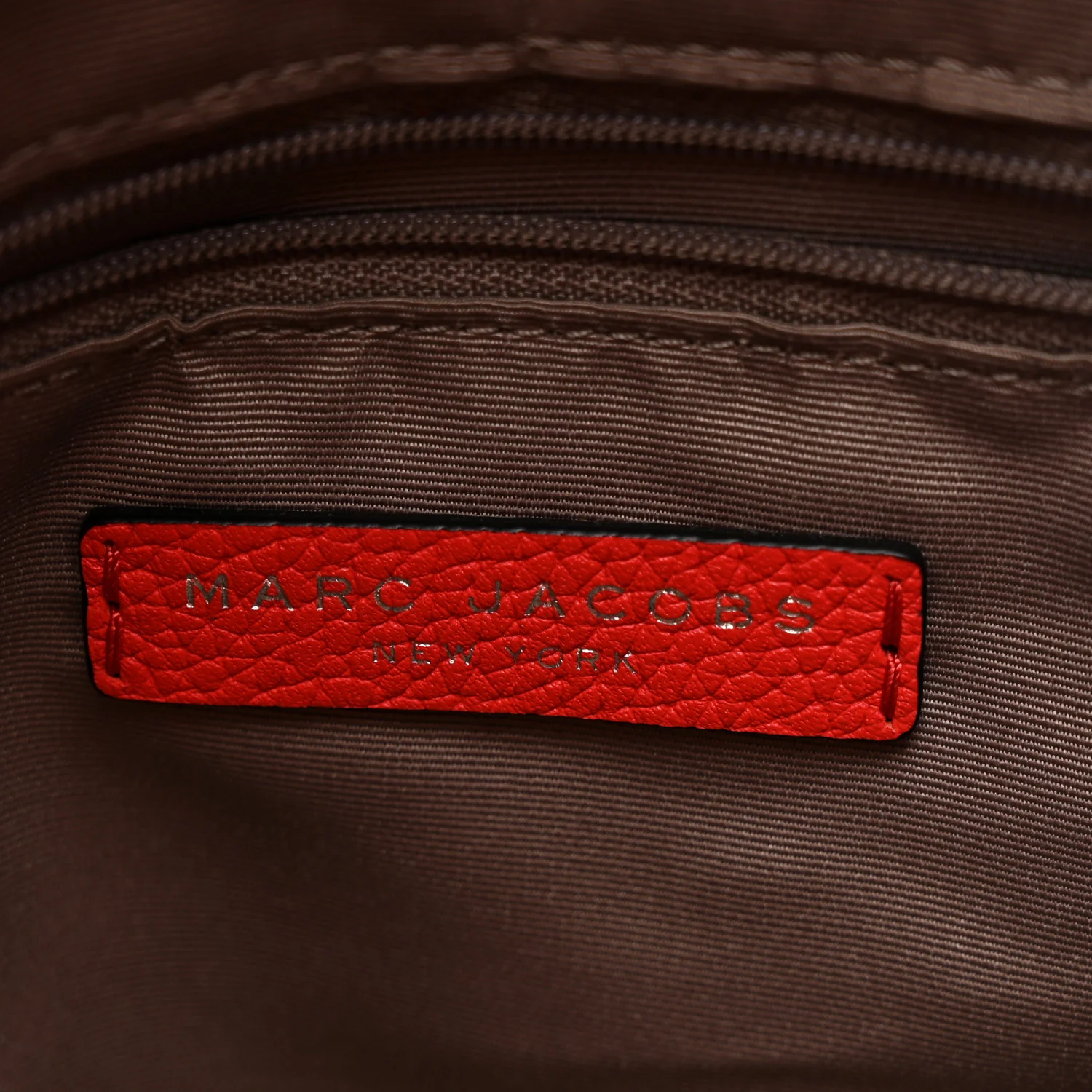 Pebbled Calfskin Gotham Bauletto Satchel Red - Image 6