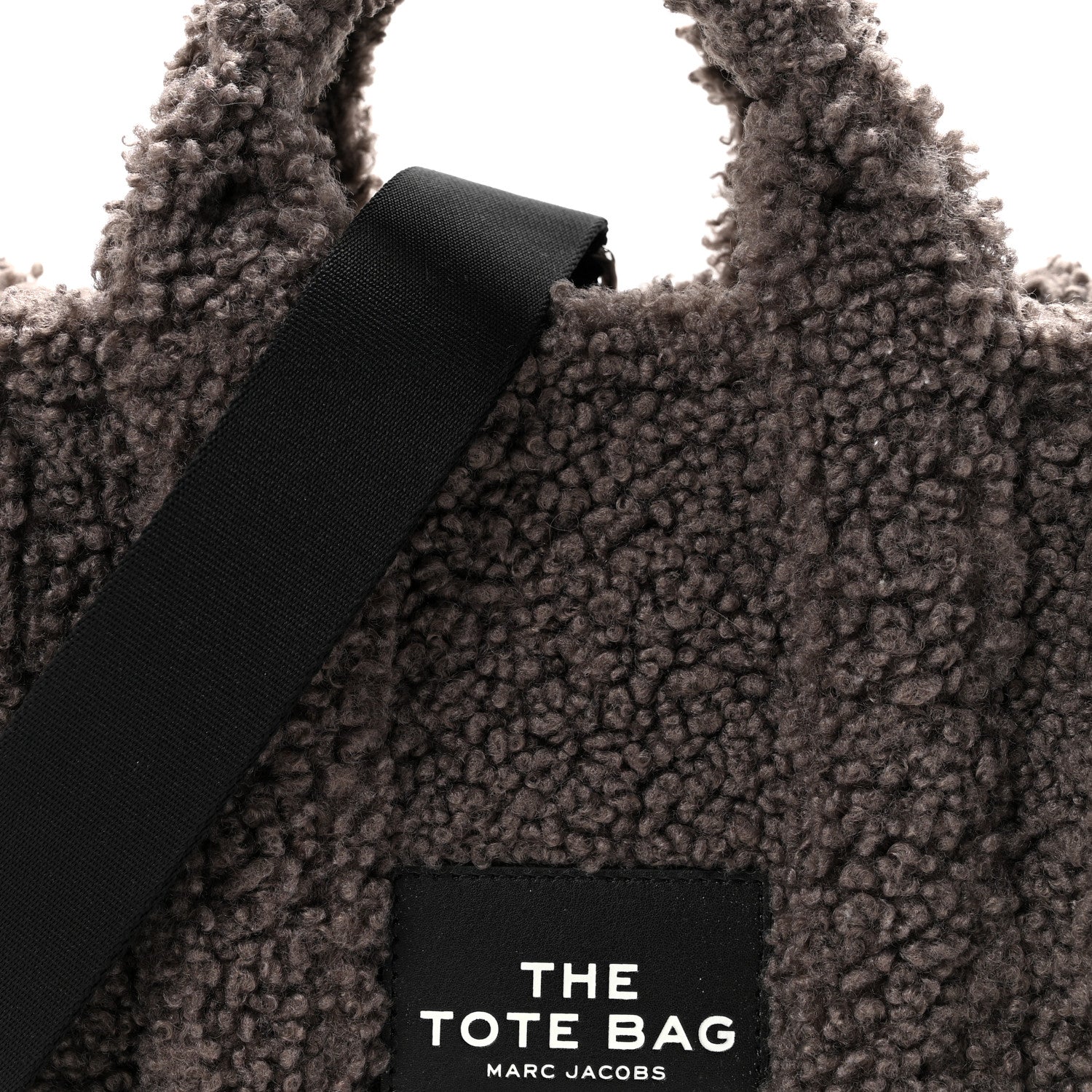 Polyester Cotton Small The Teddy Traveler Tote Bag Grey - Image 8