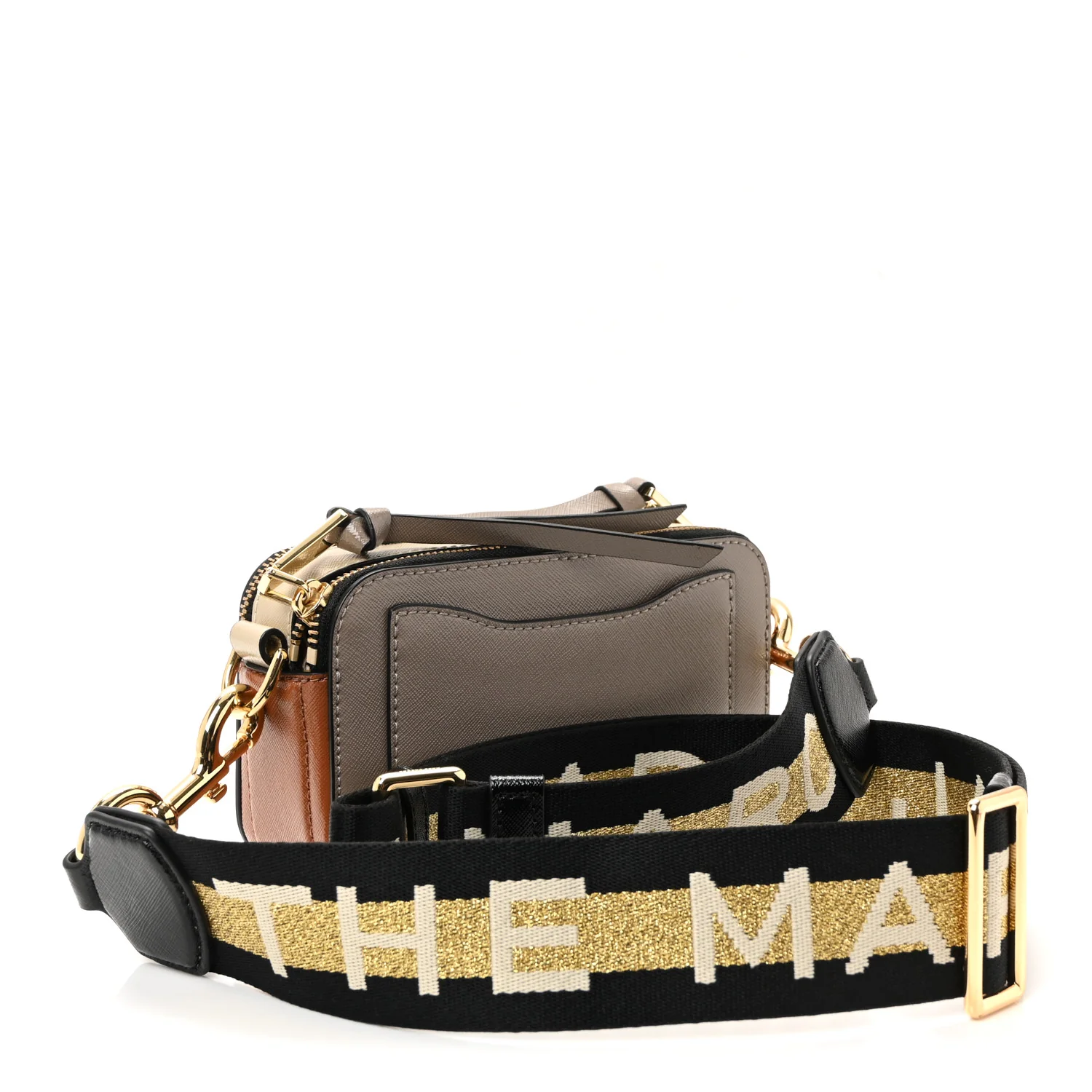 Saffiano Small Snapshot Camera Bag Sandcastle - Image 3