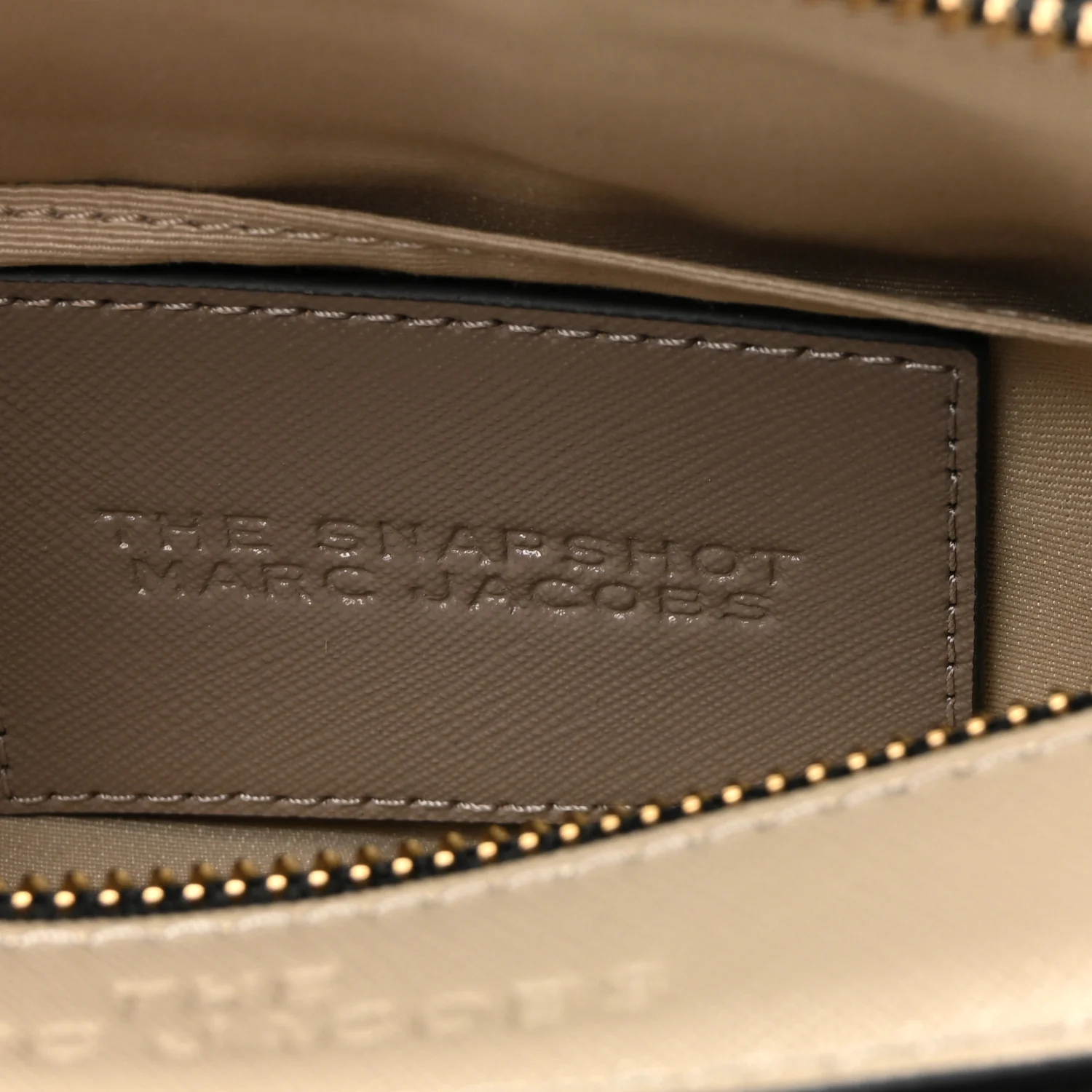 Saffiano Small Snapshot Camera Bag Sandcastle - Image 6