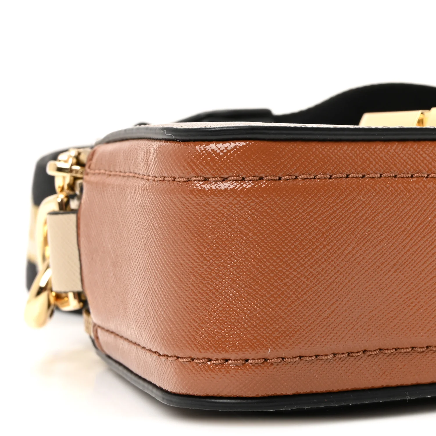 Saffiano Small Snapshot Camera Bag Sandcastle - Image 8