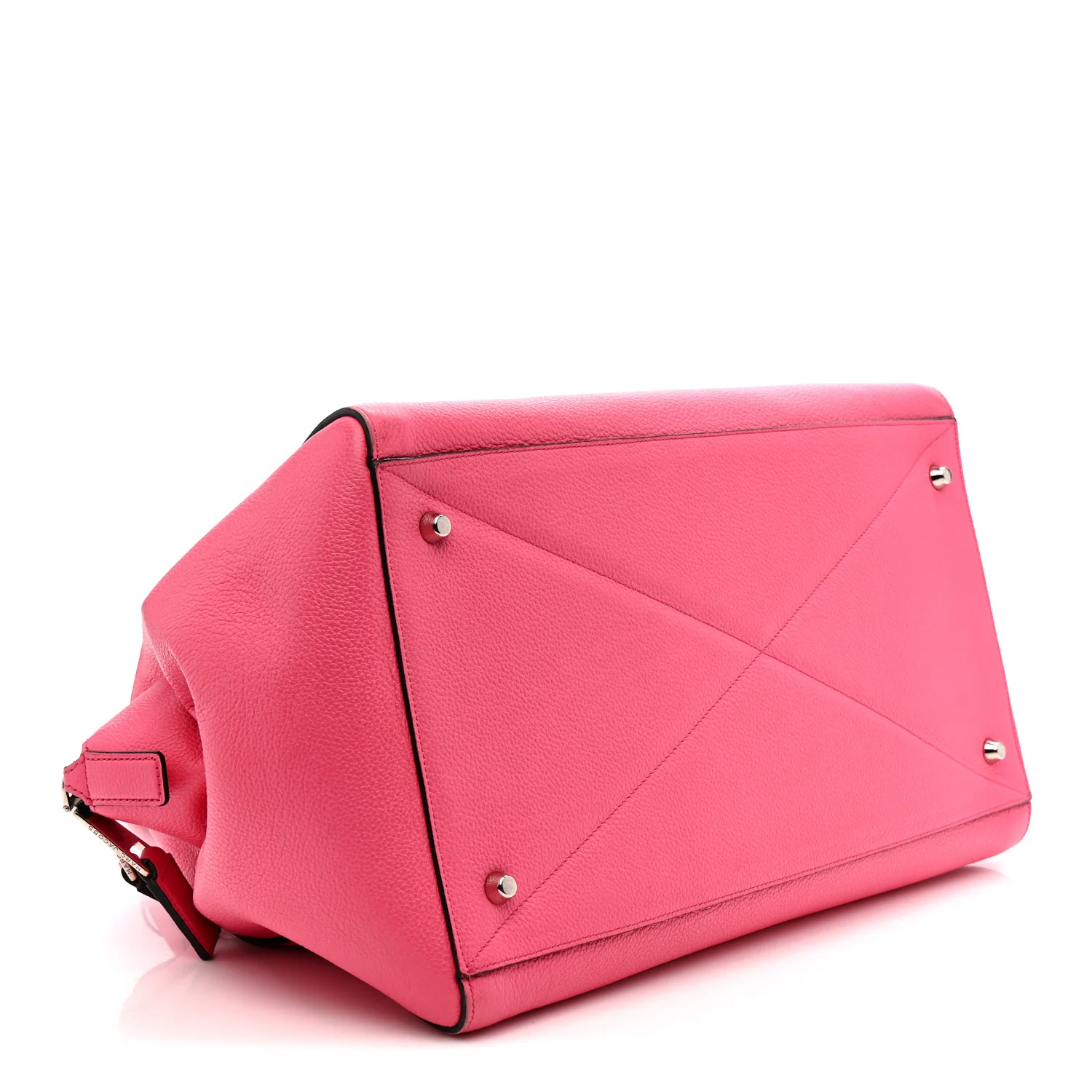 Textured Calfskin Medium Incognito Satchel Pink - Image 4