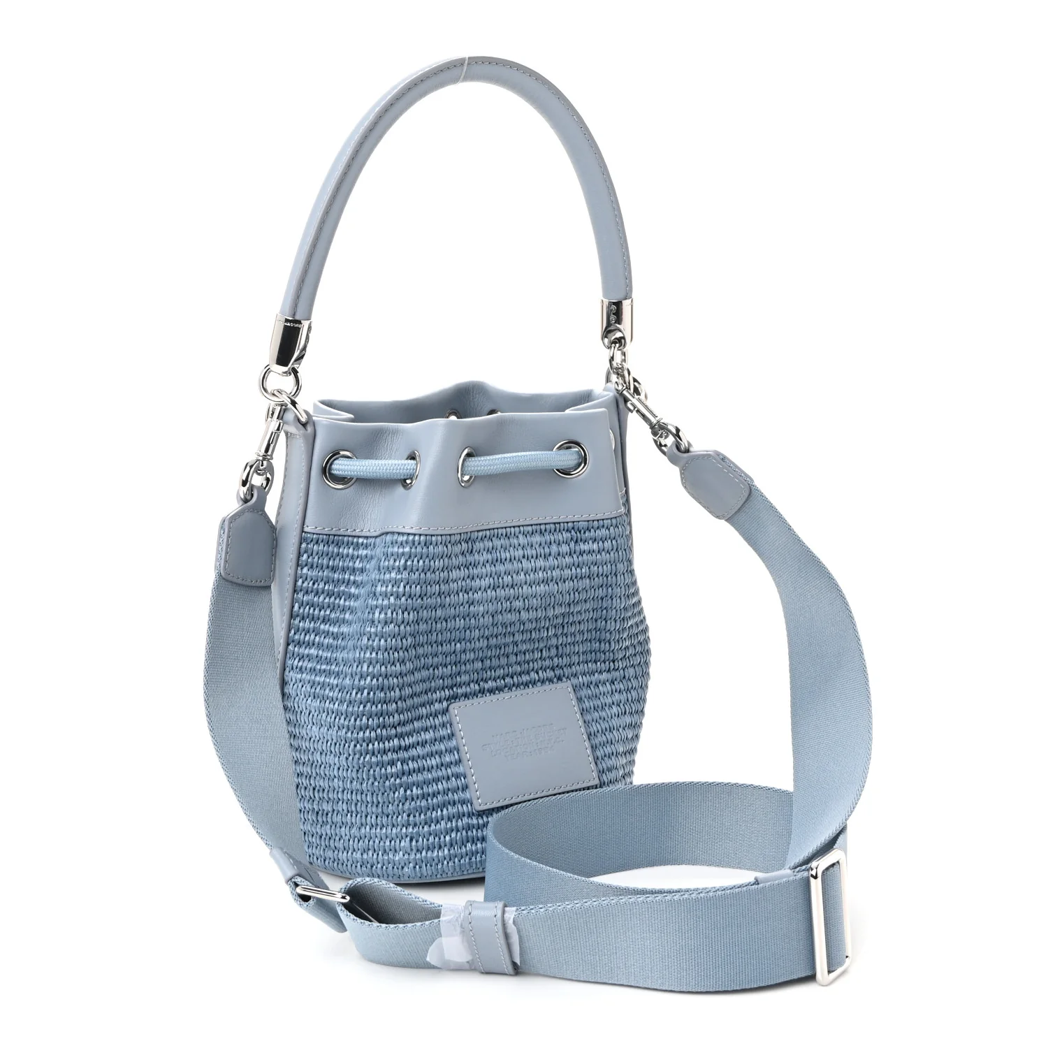 Woven The Bucket Bag Pale Blue - Image 3