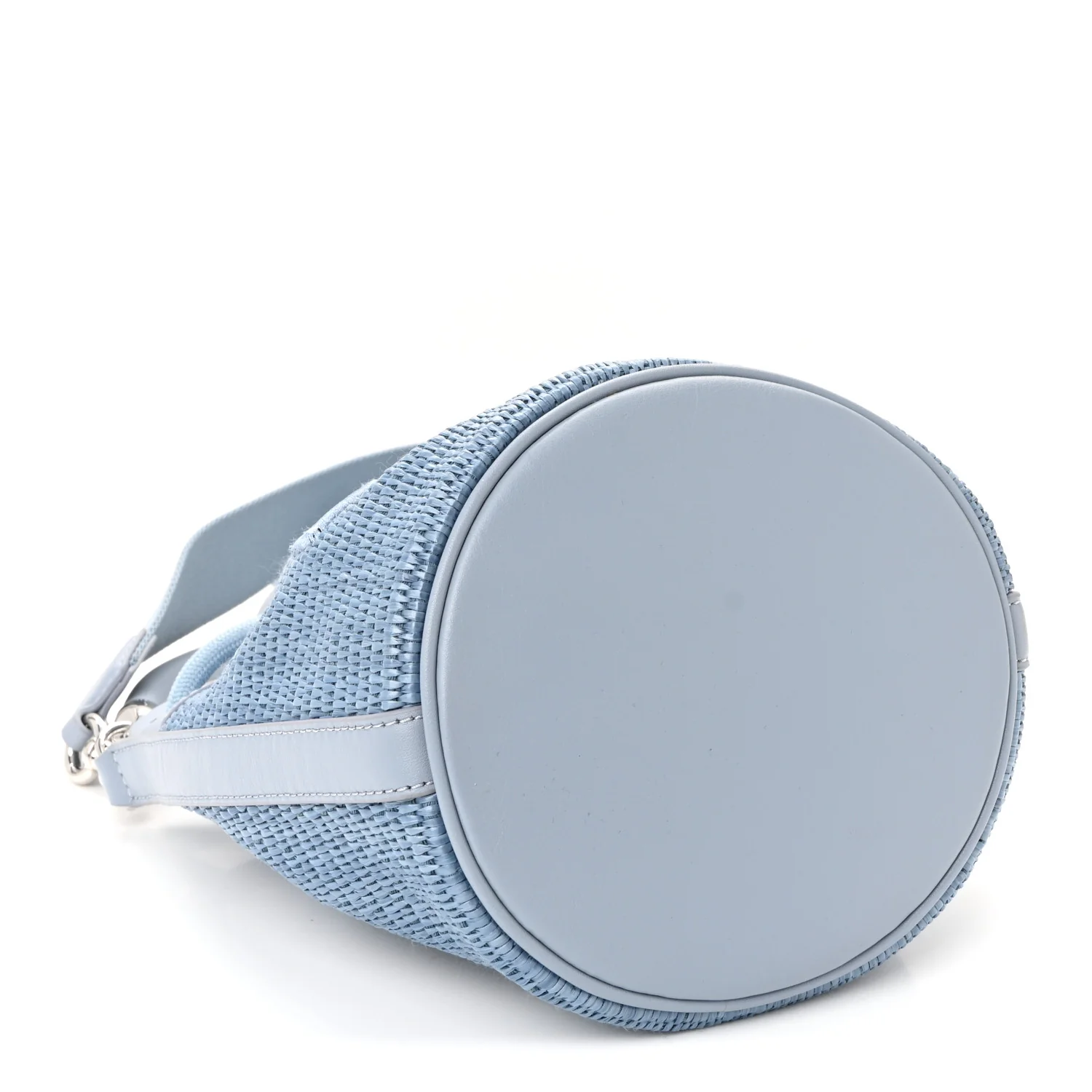 Woven The Bucket Bag Pale Blue - Image 4