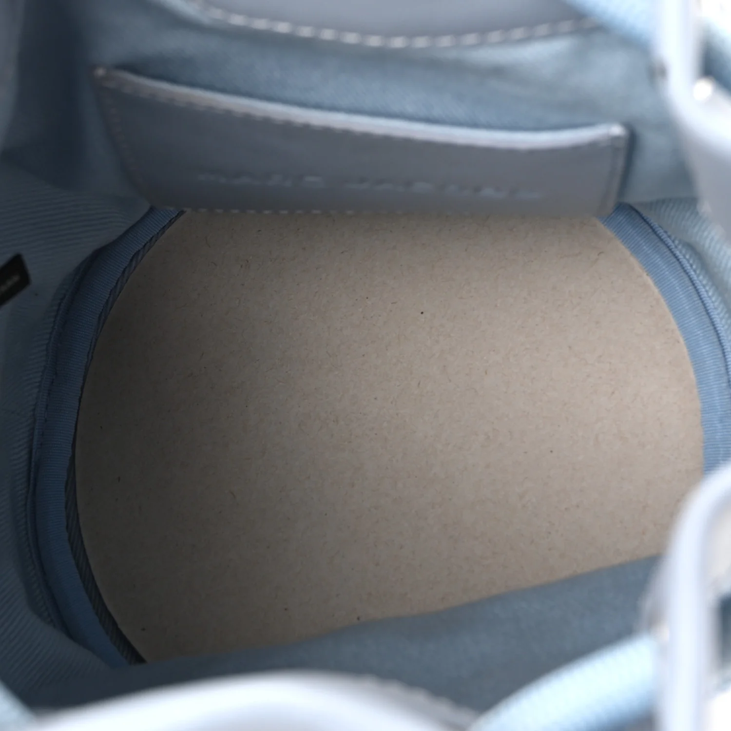 Woven The Bucket Bag Pale Blue - Image 5