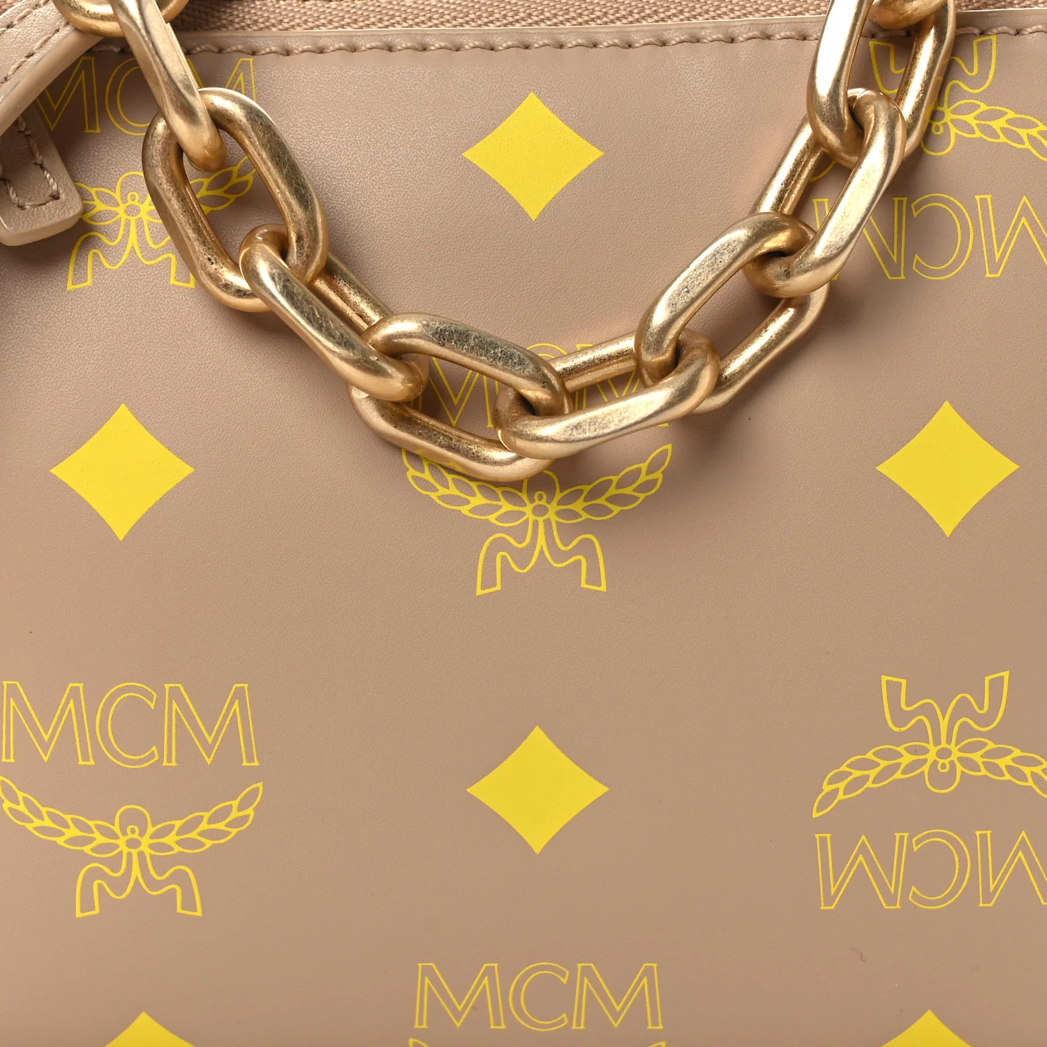 Calfskin Color Splash Mini Pouch on Chain Croissant - Image 7