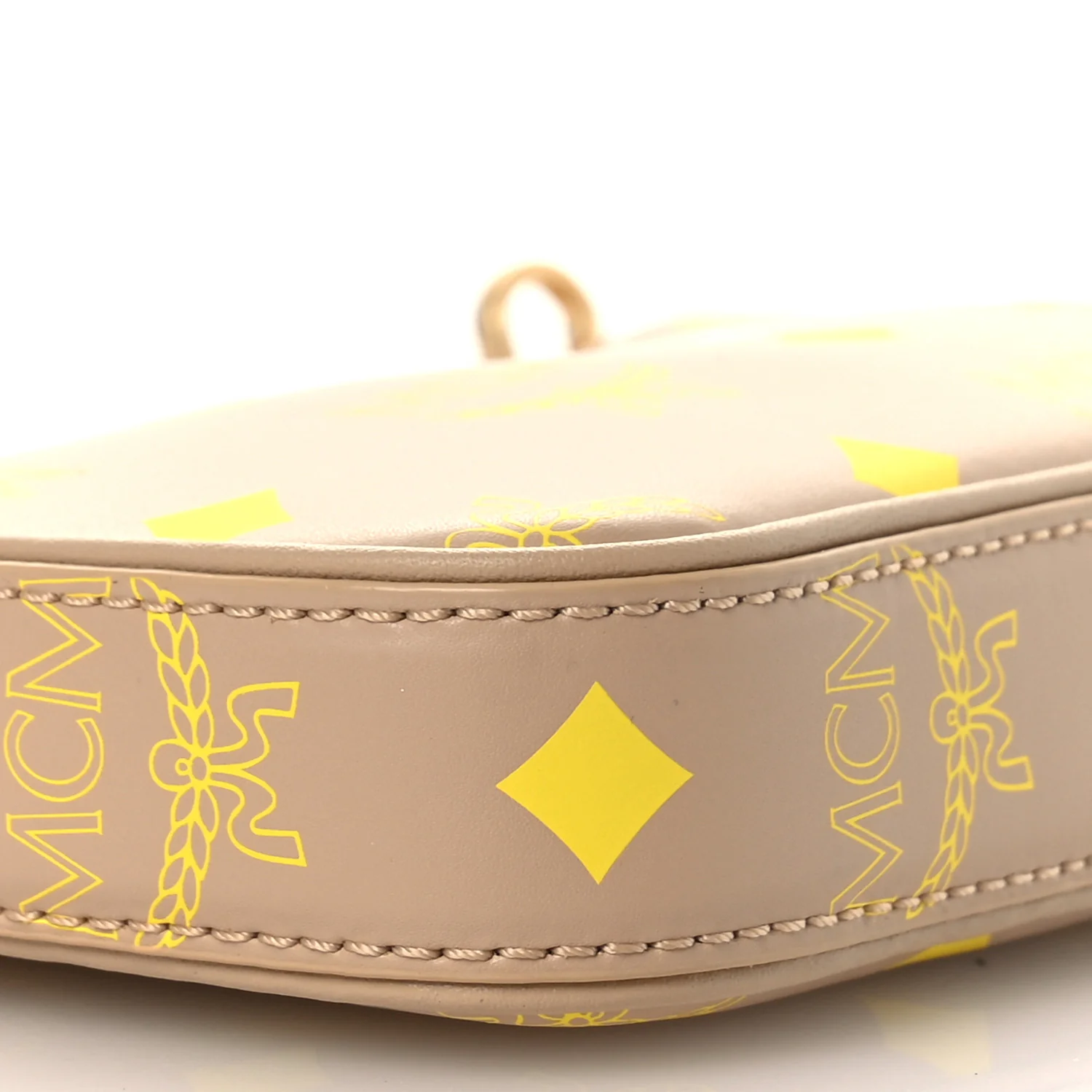 Calfskin Color Splash Mini Pouch on Chain Croissant - Image 8