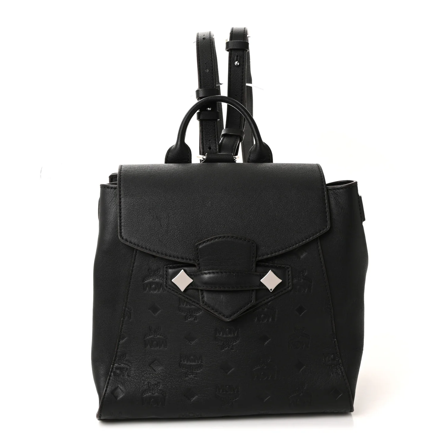 Calfskin Ottomar Monogram Essential Small Backpack Black