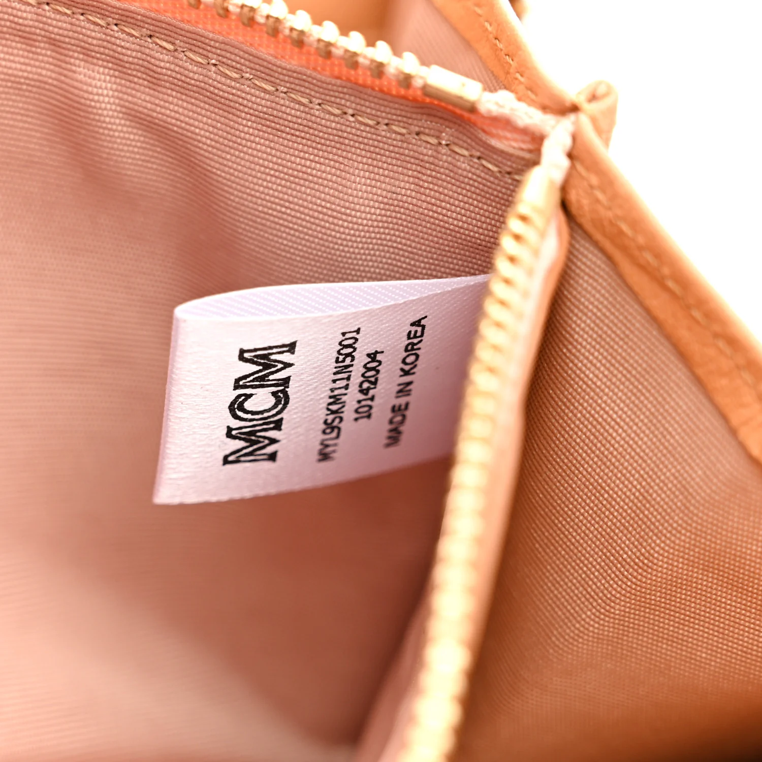 Calfskin Ottomar Monogram Klara Zip Wallet Chestnut - Image 8