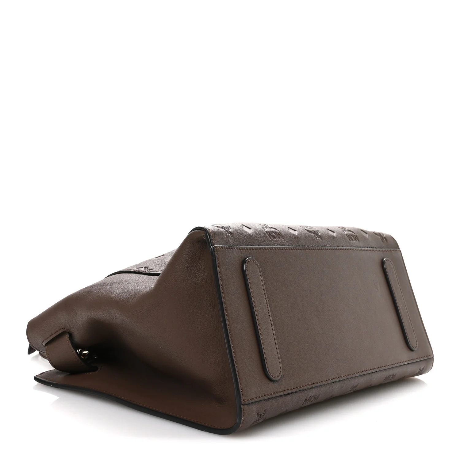 Calfskin Ottomar Monogram Medium Essential Tote Chestnut - Image 4