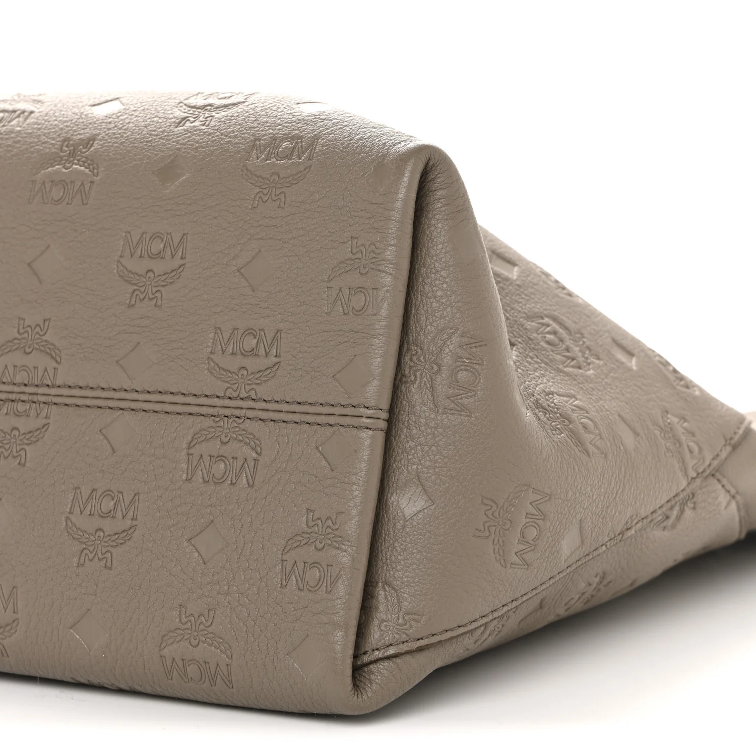 Calfskin Ottomar Monogram Medium Klara Shopper Tote Dove - Image 10