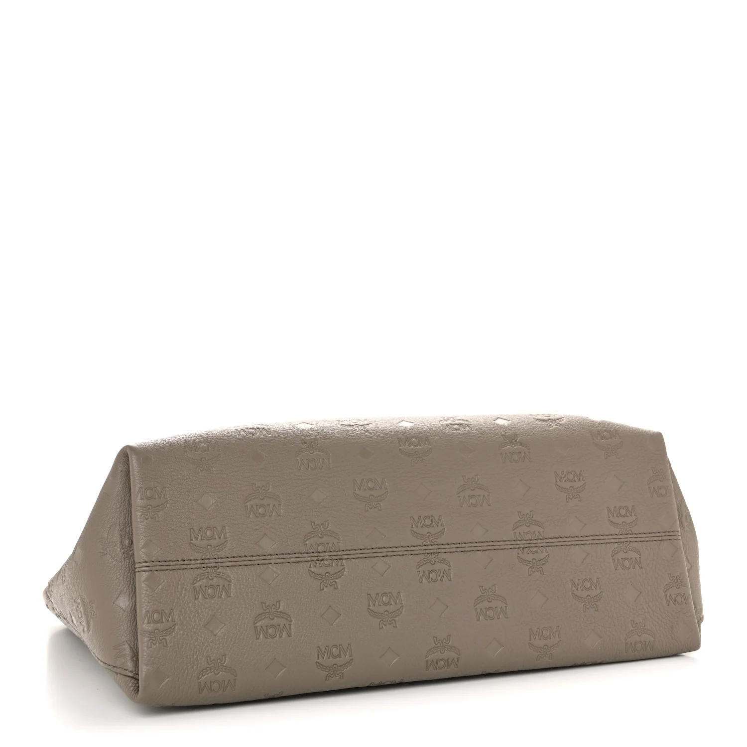 Calfskin Ottomar Monogram Medium Klara Shopper Tote Dove - Image 4