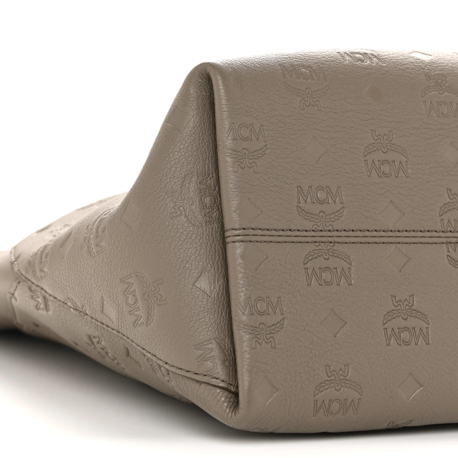 Calfskin Ottomar Monogram Medium Klara Shopper Tote Dove - Image 9