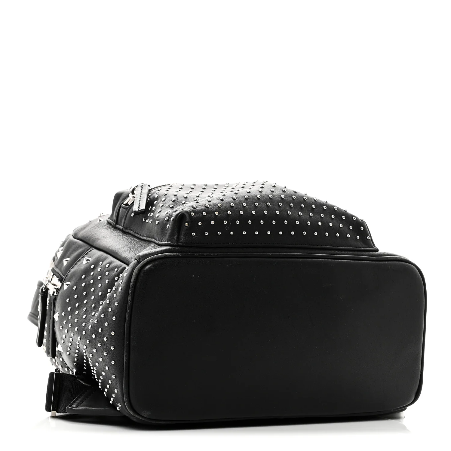 Calfskin Studded Small Stark Backpack Black - Image 4