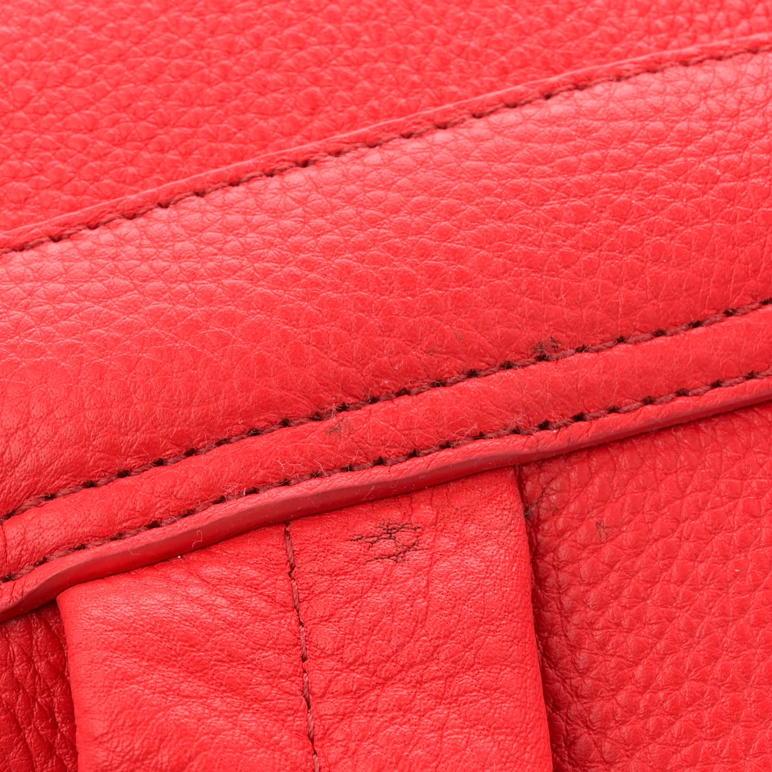 Grainy Lambskin Crystal Studded Small Stark Backpack Red - Image 10