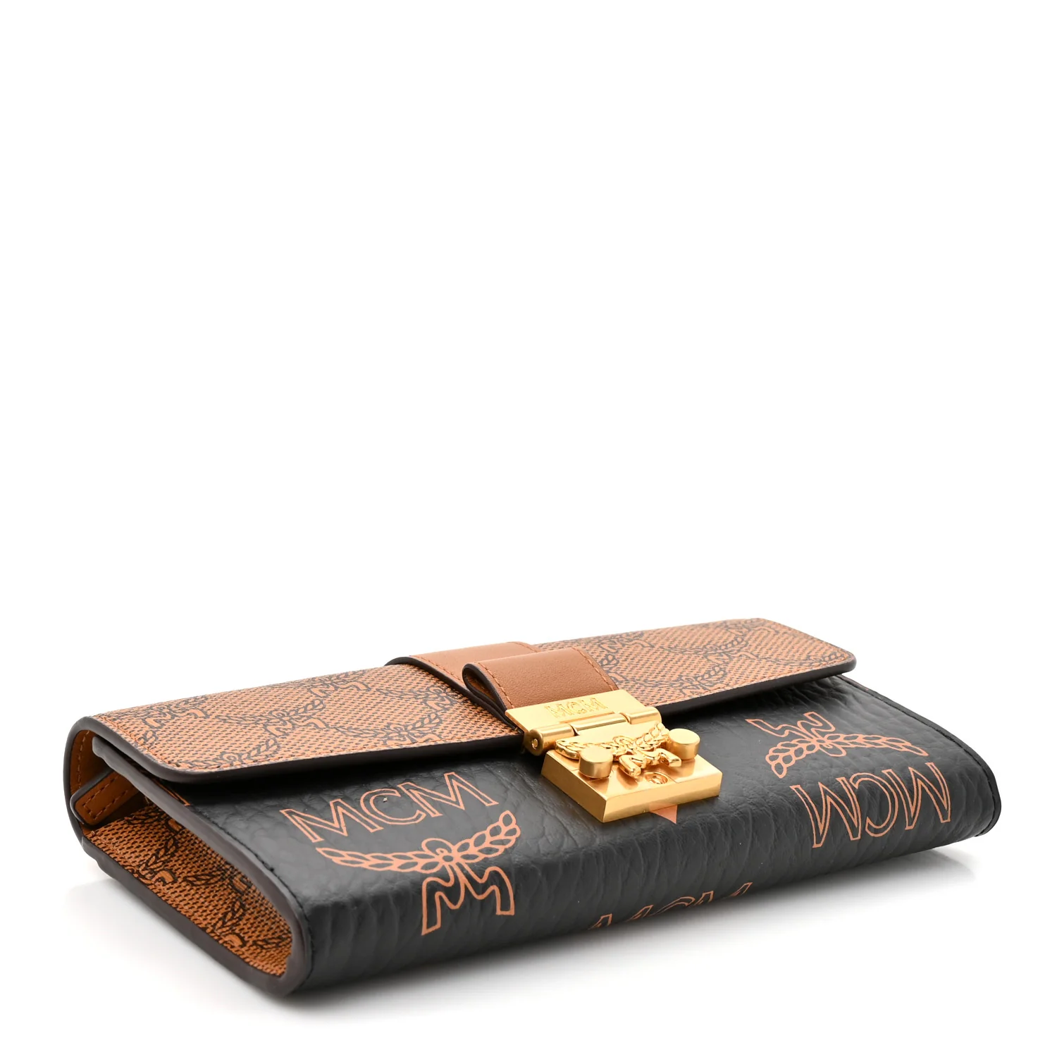 Lauretos Visetos Monogram Mini Tracy Crossbody Bag Black - Image 7