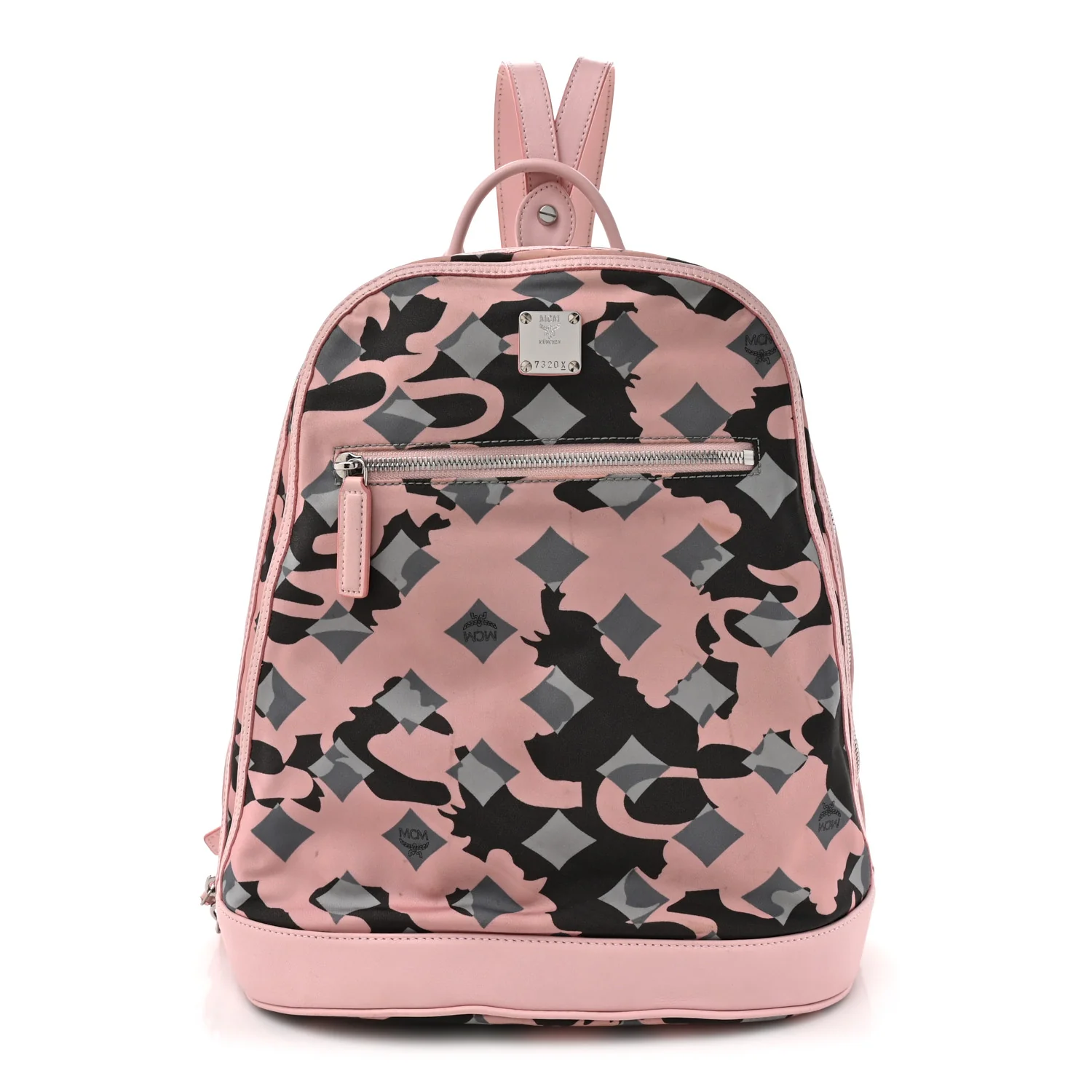 Nylon Camo Backpack Pink Blush