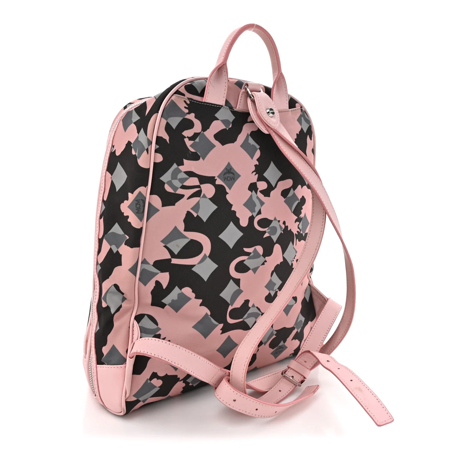 Nylon Camo Backpack Pink Blush - Image 2