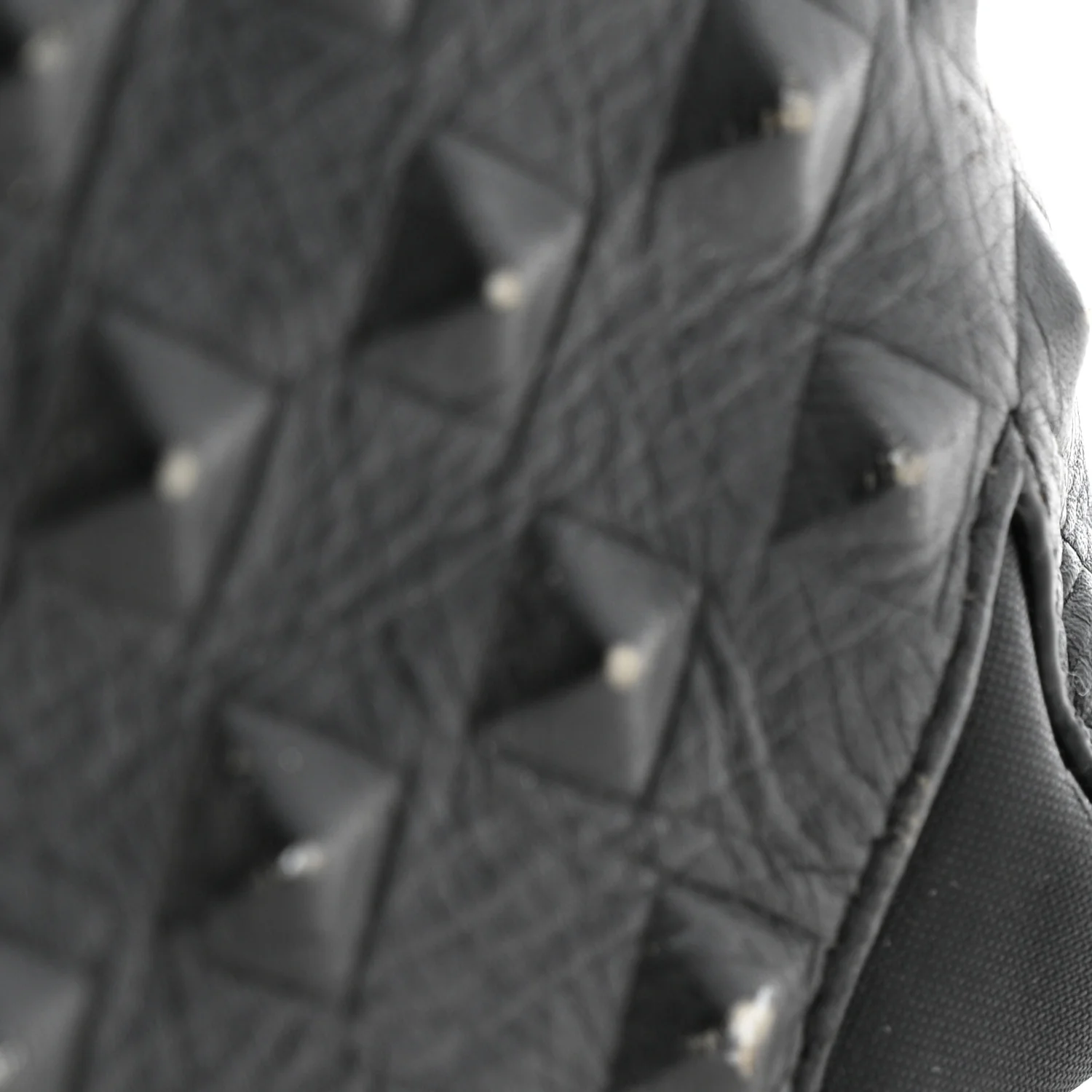 Nylon Monogram Studded Stark Medium Backpack Black - Image 10